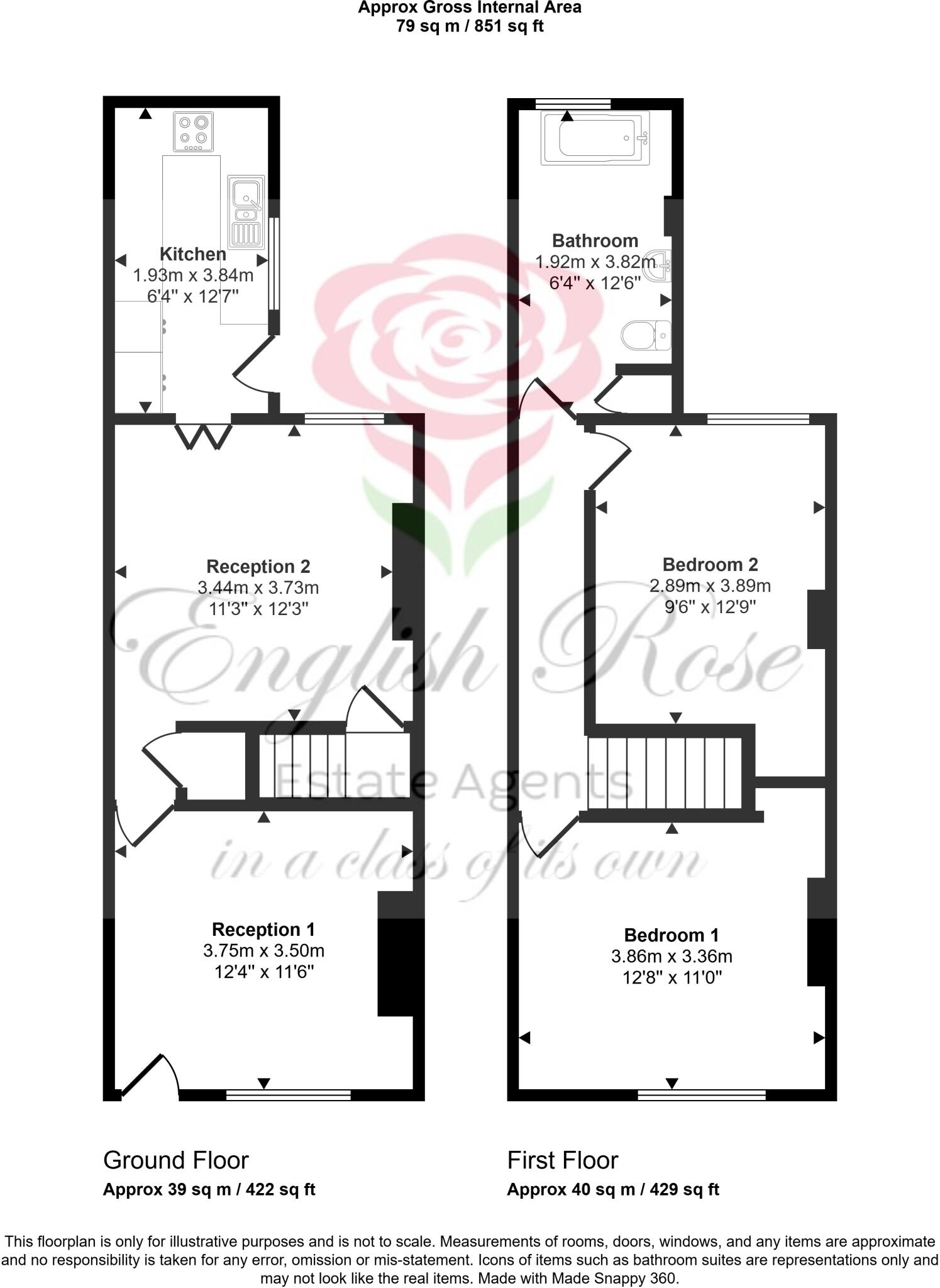 Alfred Street, Kirkby In Ashfield floorplan