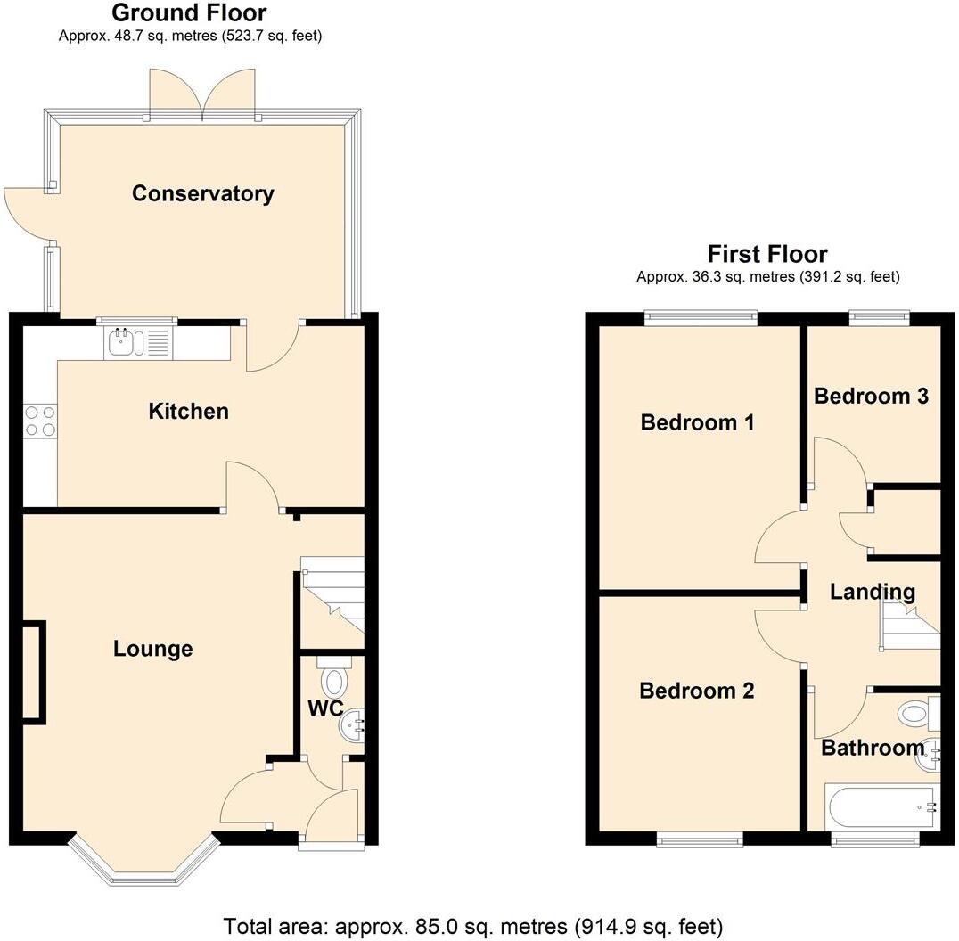 King Street, Woodmansey, Beverley floorplan