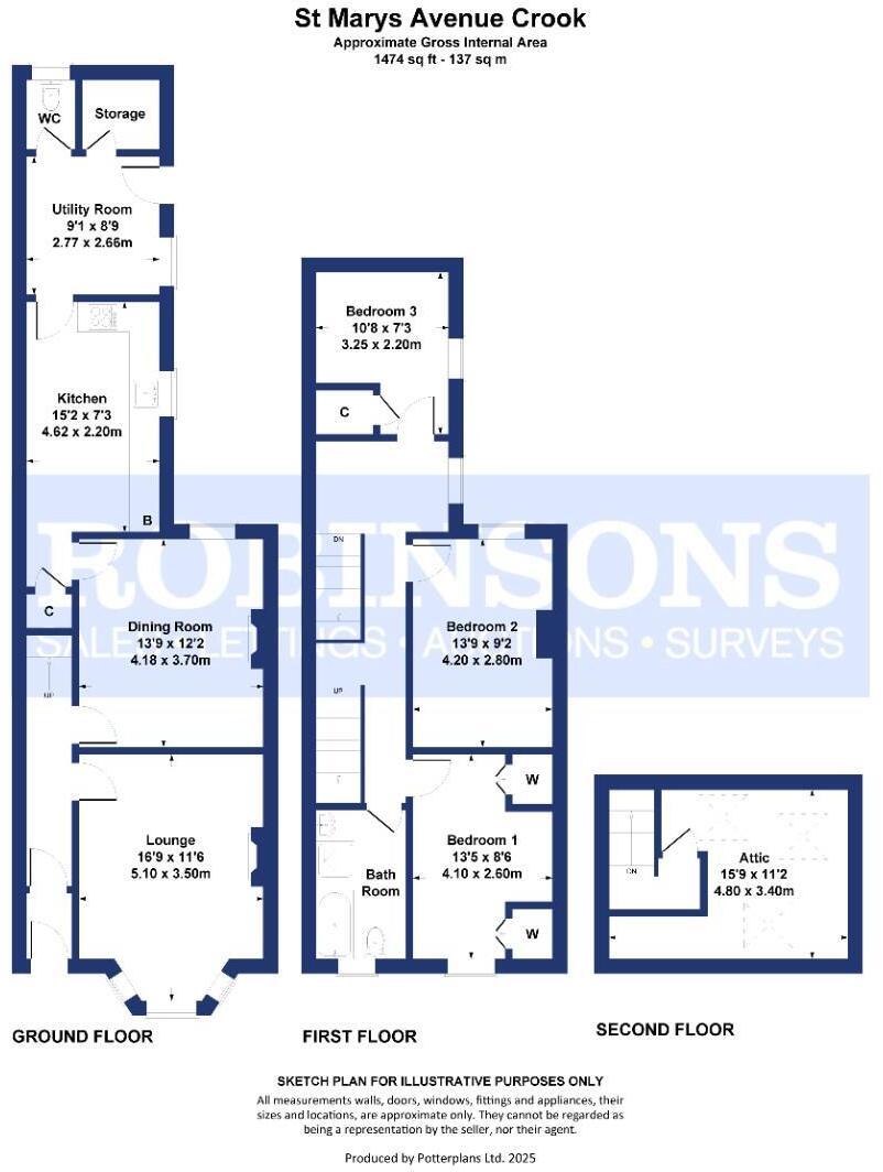 St. Marys Avenue, Crook floorplan