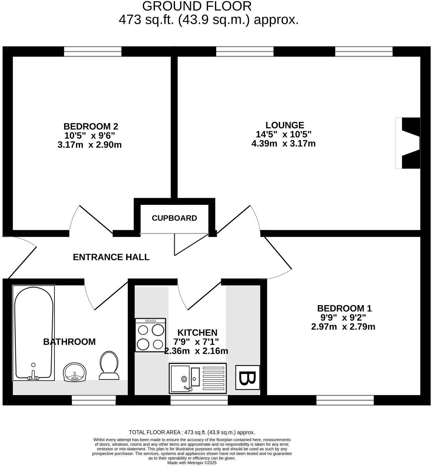 Shakespeare Mews, Titchfield floorplan