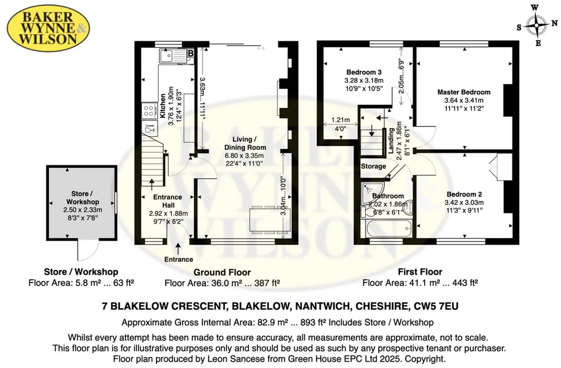 Blakelow Crescent, Blakelow, CW5 floorplan