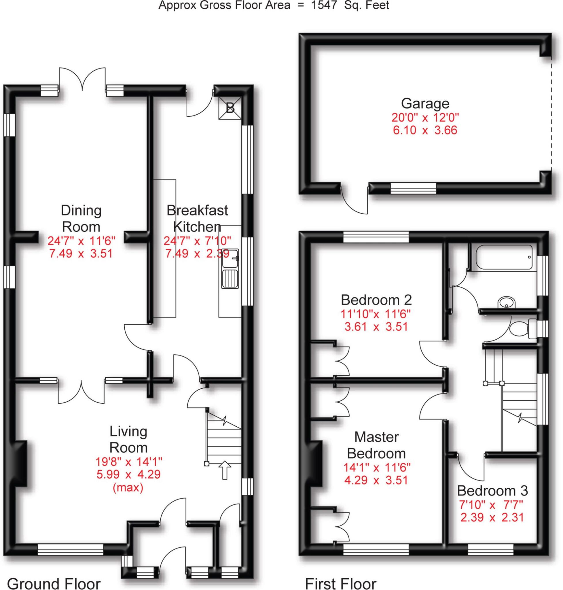 Egerton Road, Hale, WA15 floorplan
