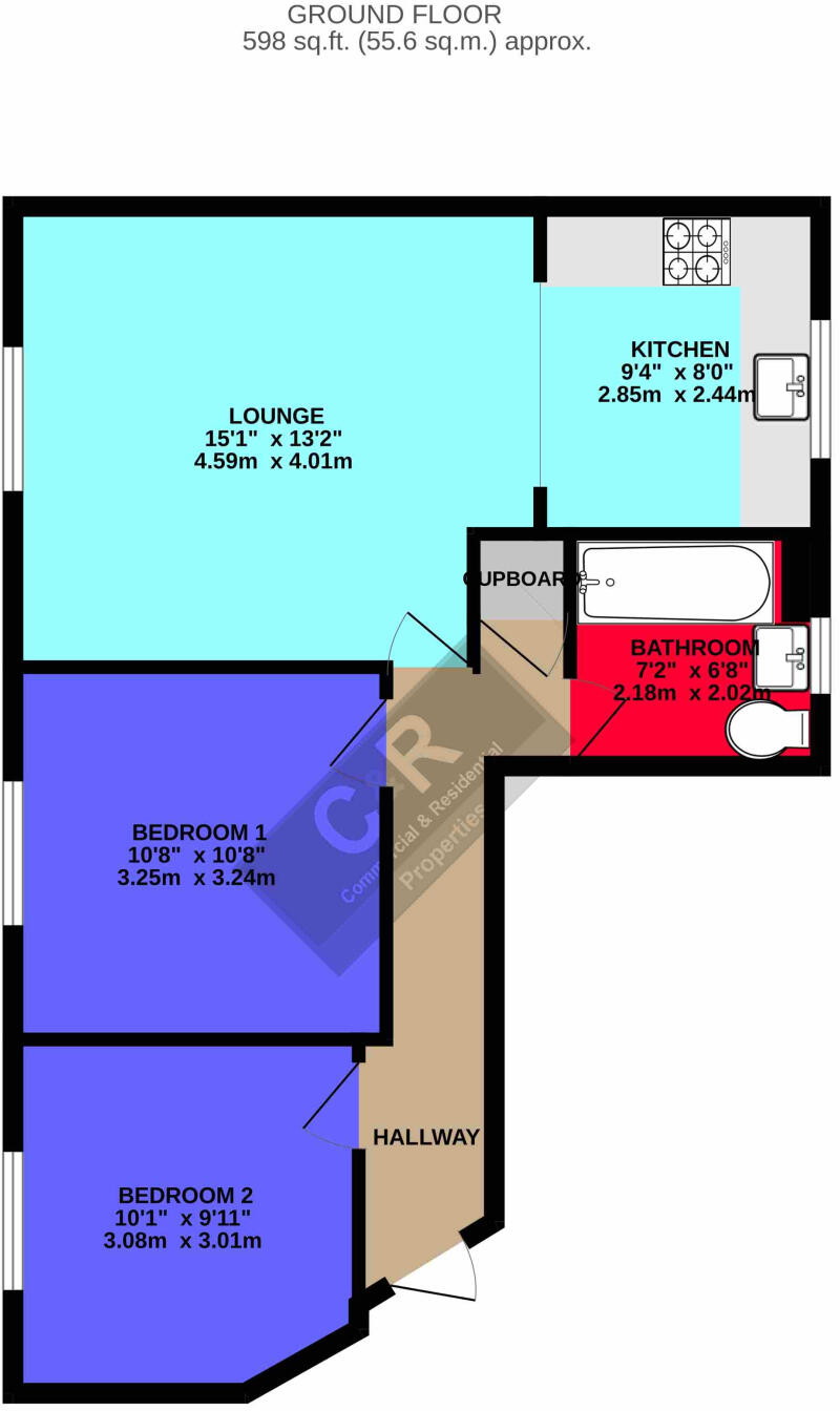 Chorlton Road, Hulme, Manchester.  M15 4AU floorplan