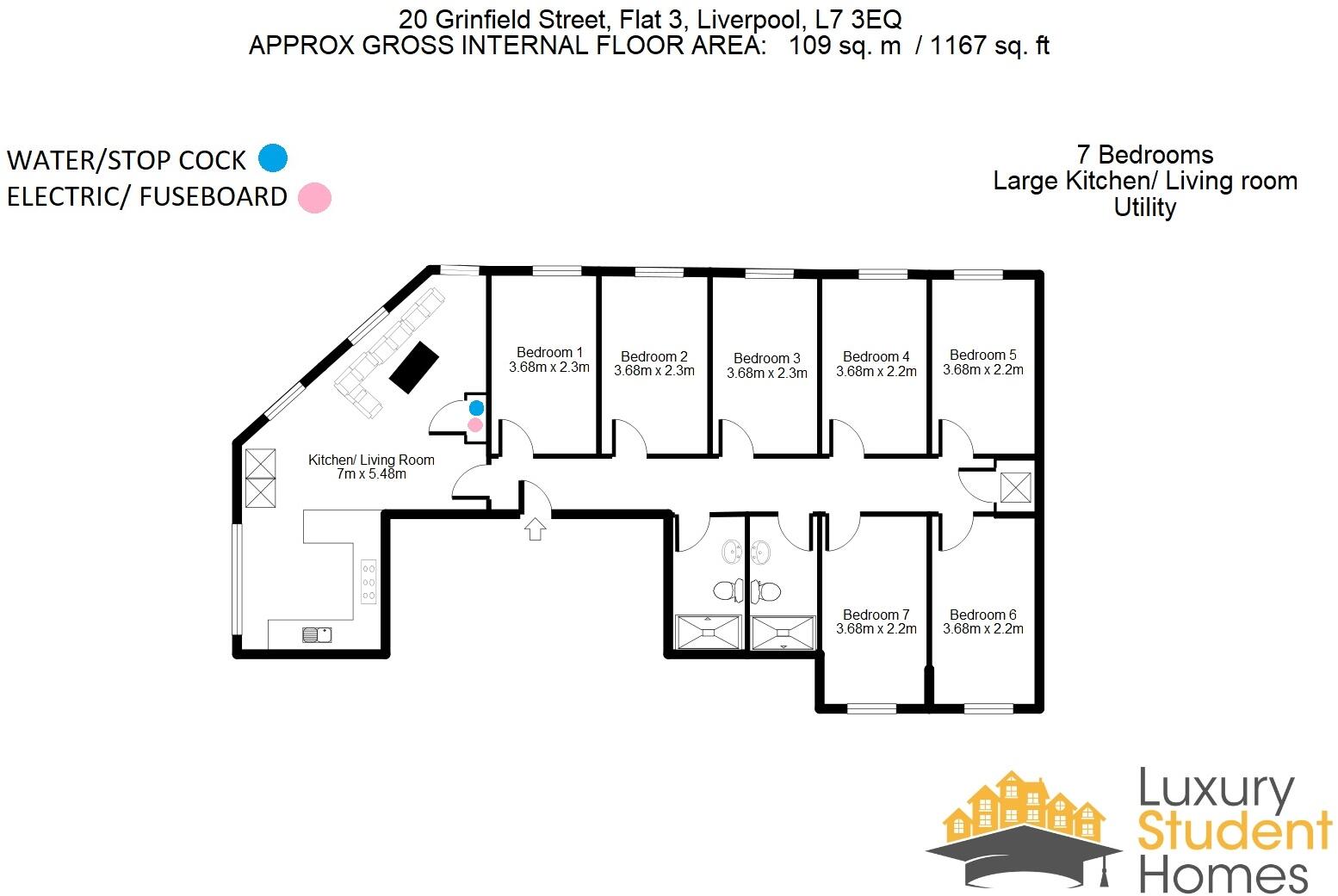 Grinfield Street, Liverpool floorplan