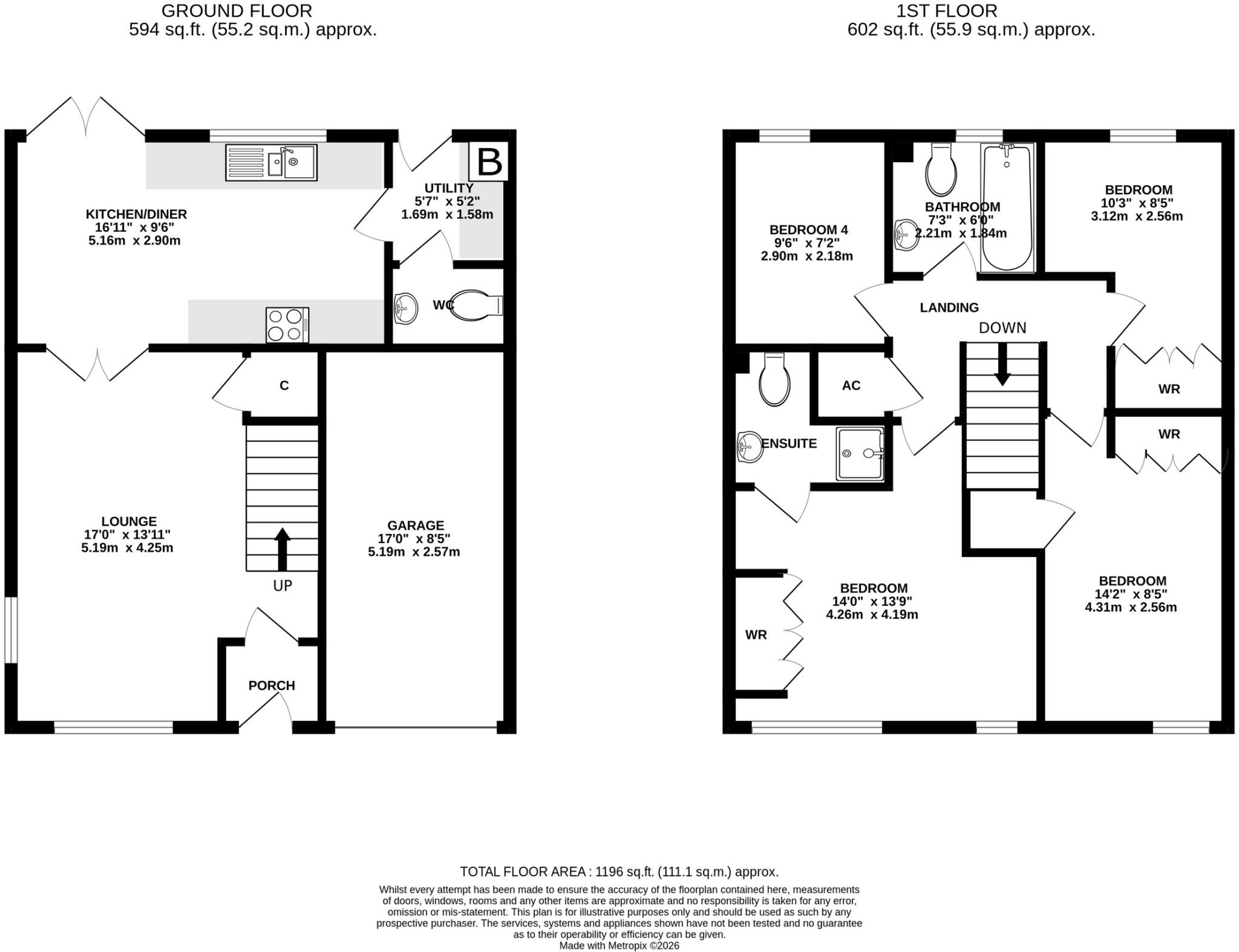 Oberon Grove, Street floorplan