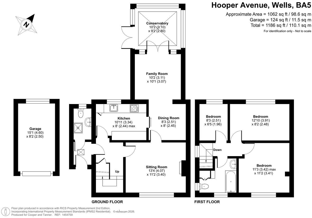 Hooper Avenue, Wells, BA5 floorplan