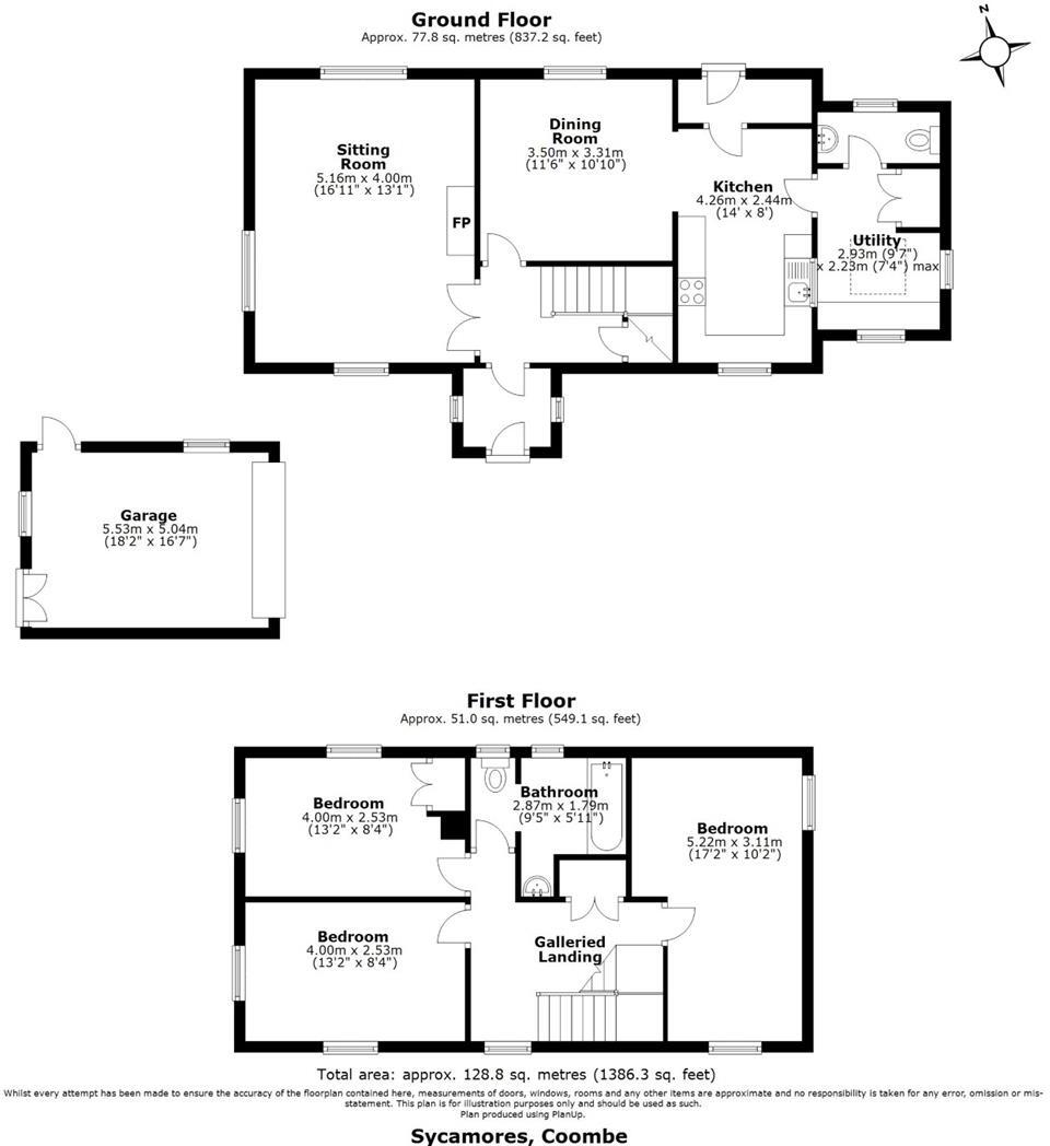 Coombe, St. Austell floorplan
