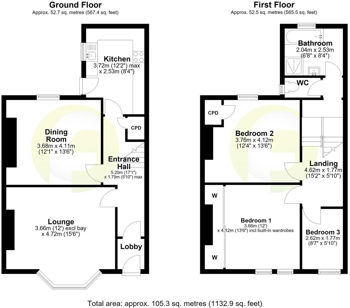 Warkworth Avenue, Whitley Bay floorplan
