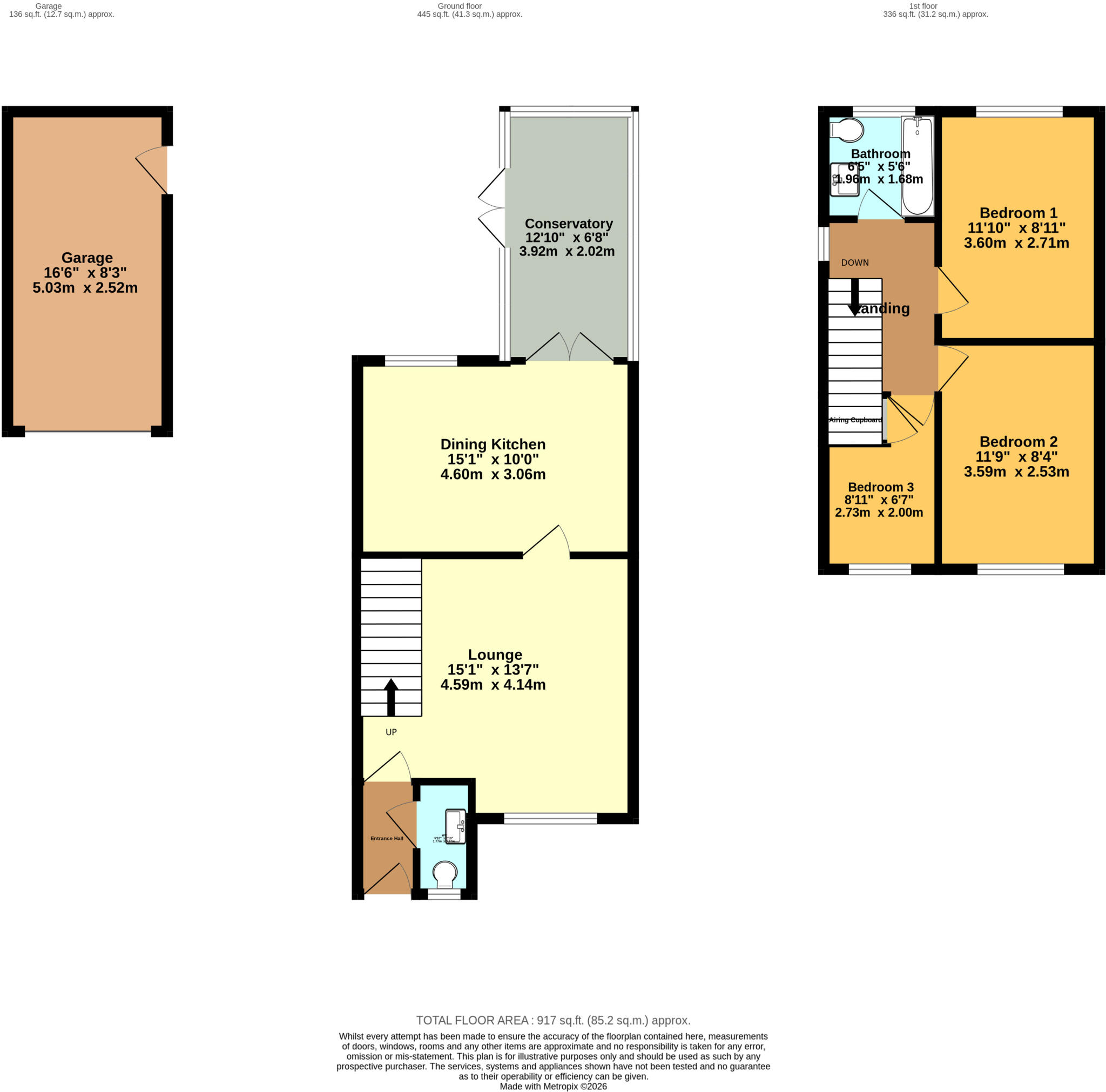 Moor Road, Nuneaton, CV10 floorplan