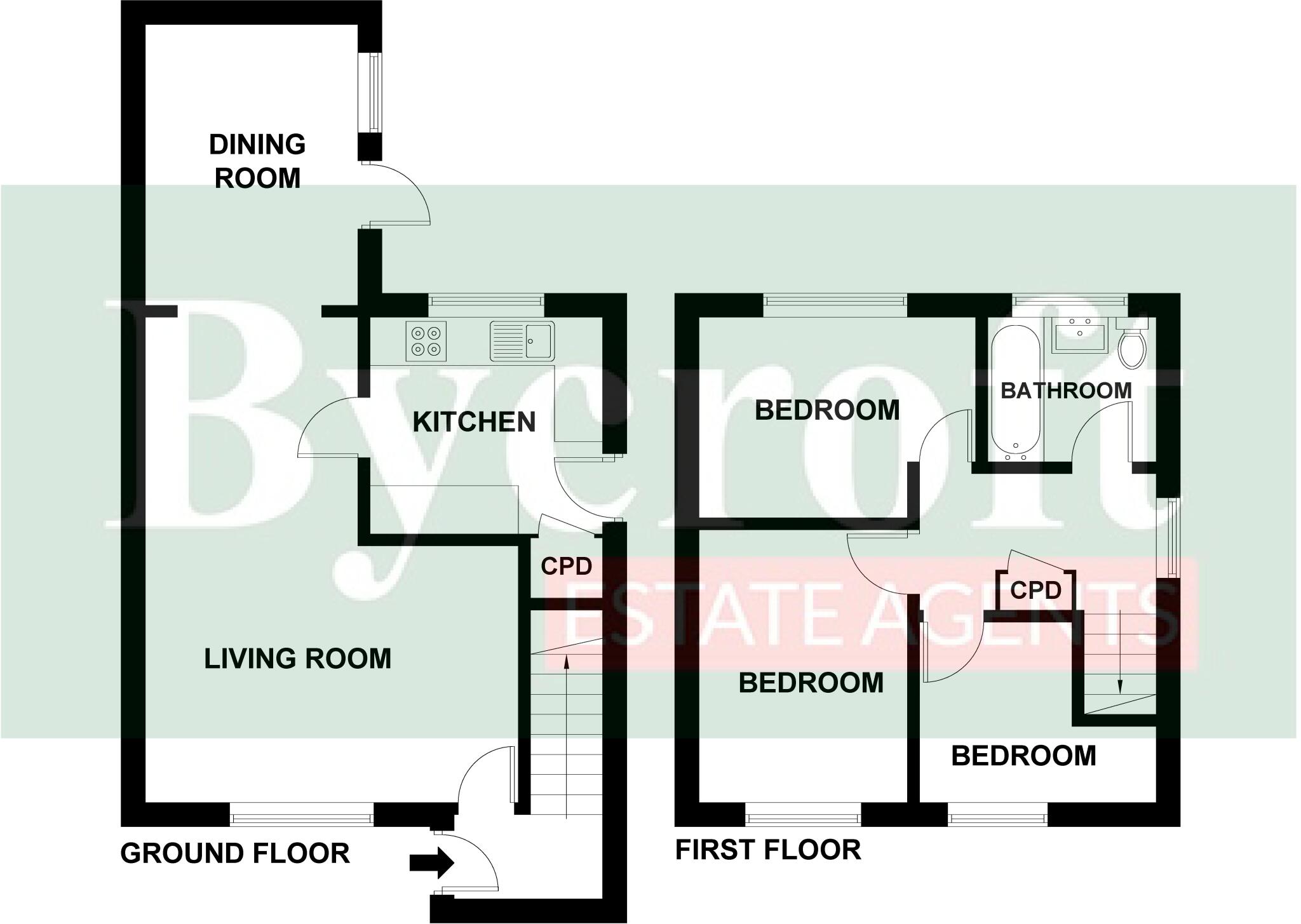 Middlestone Close, Gorleston floorplan