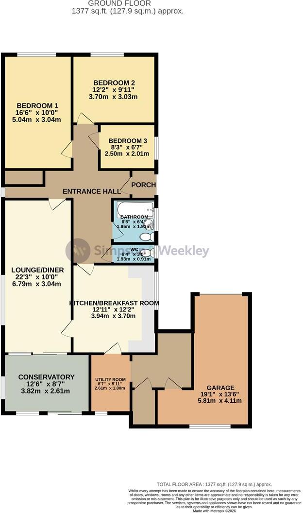 NN10, Palm Road, Rushden floorplan