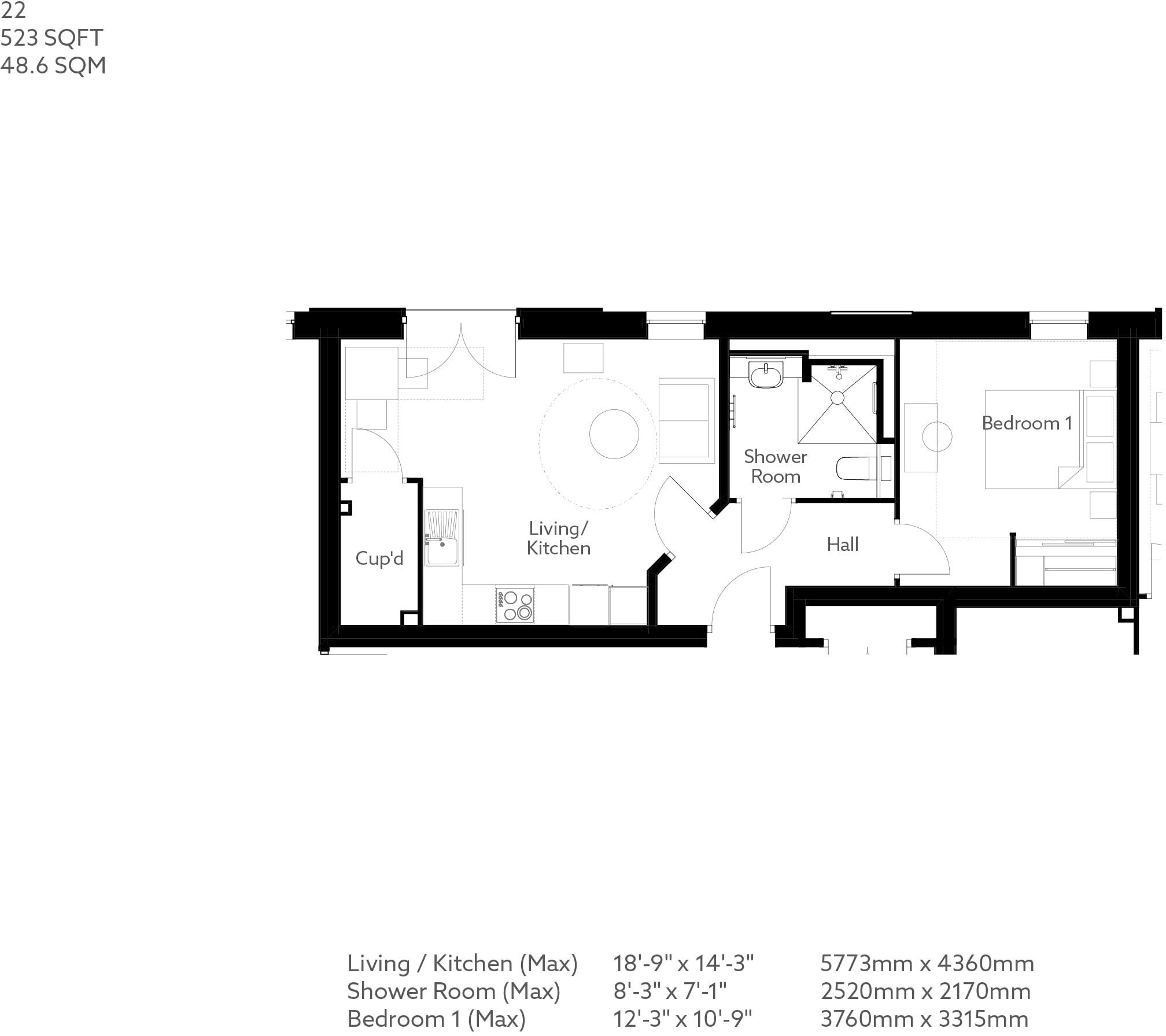 74 Icknield Way, Baldock, Hertfordshire, SG7 5FH floorplan