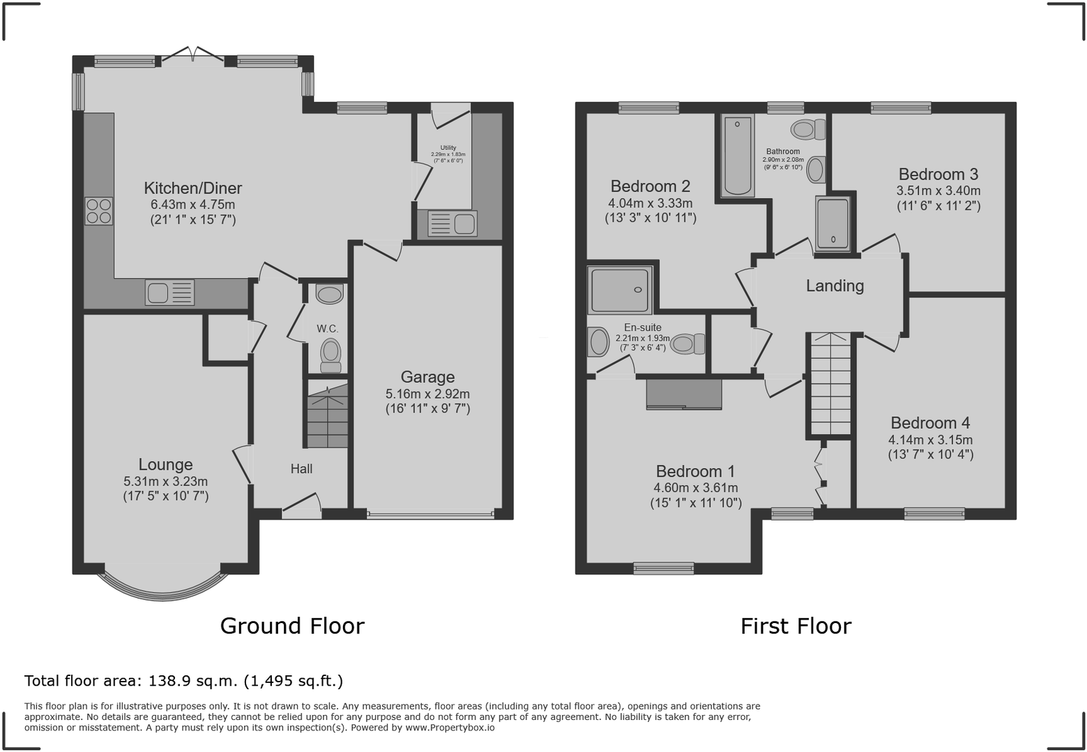 Lidgett Lane, Edwinstowe, NG21 9TA floorplan