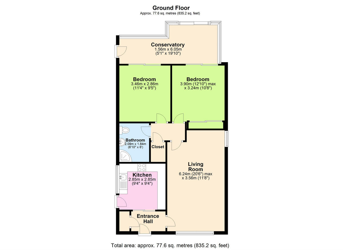 Java Crescent, Trentham, ST4 floorplan