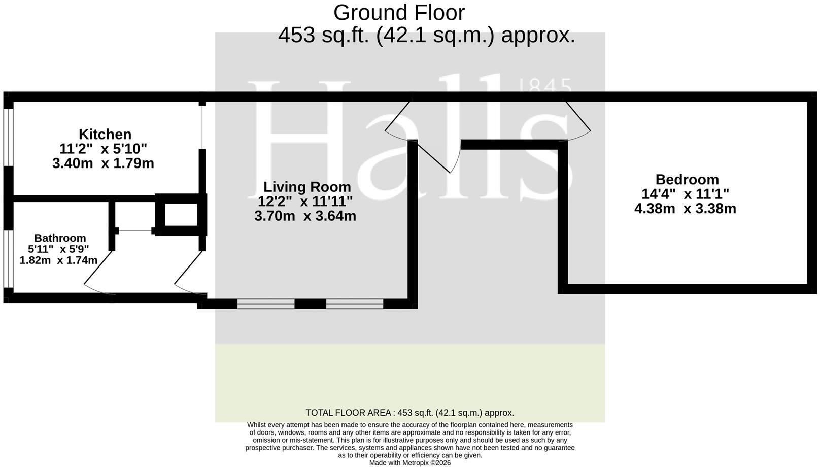 40 Watergate Street, Whitchurch floorplan