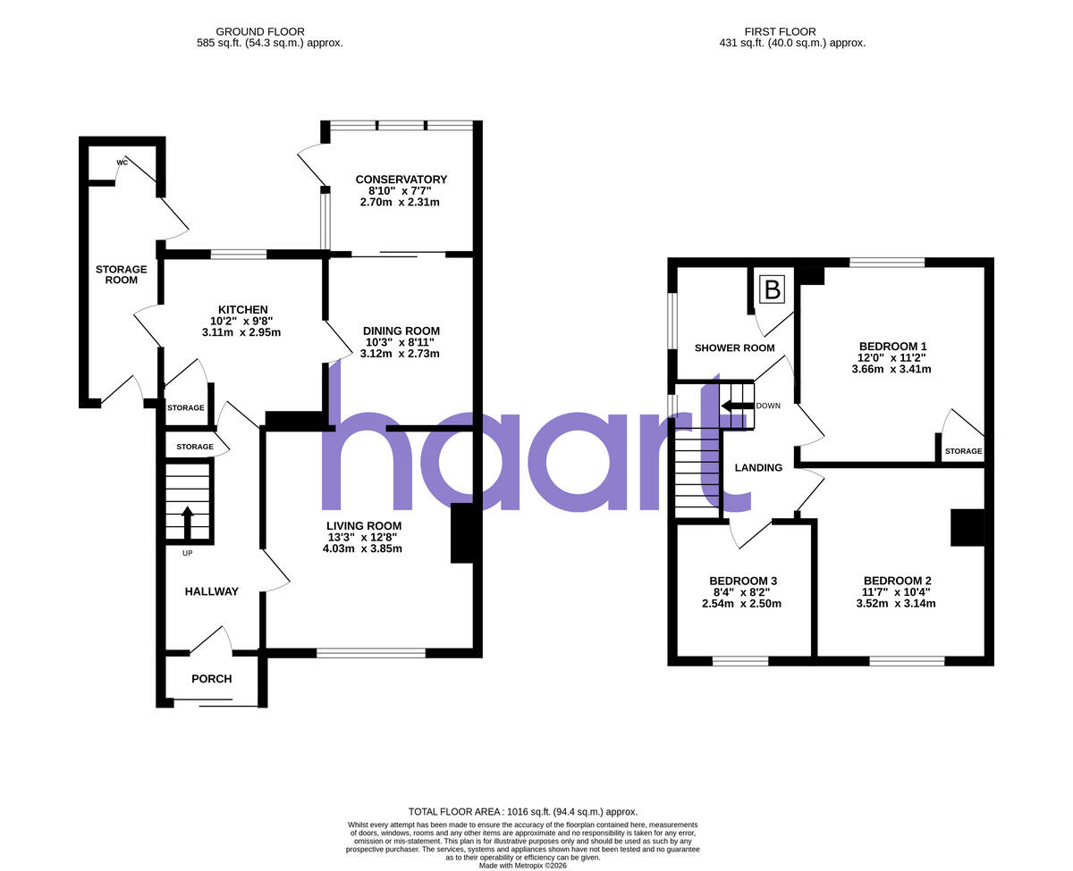 Titterstone Road, West Heath floorplan