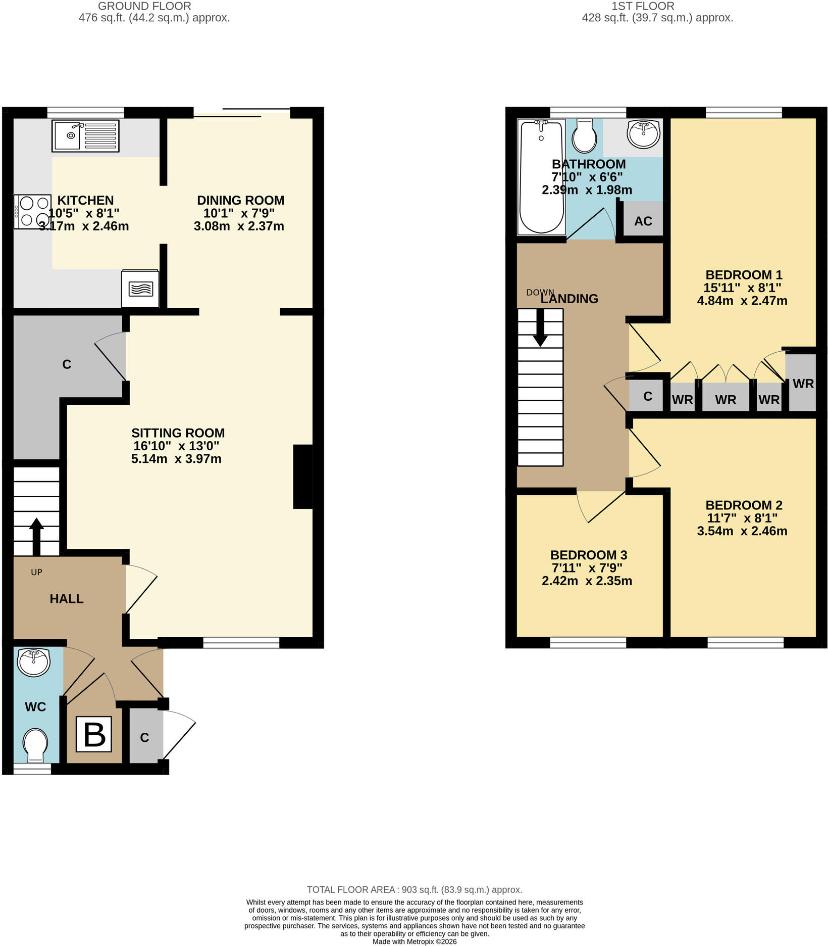 Larkspur Crescent, Yeovil, Somerset, BA21 3HL floorplan