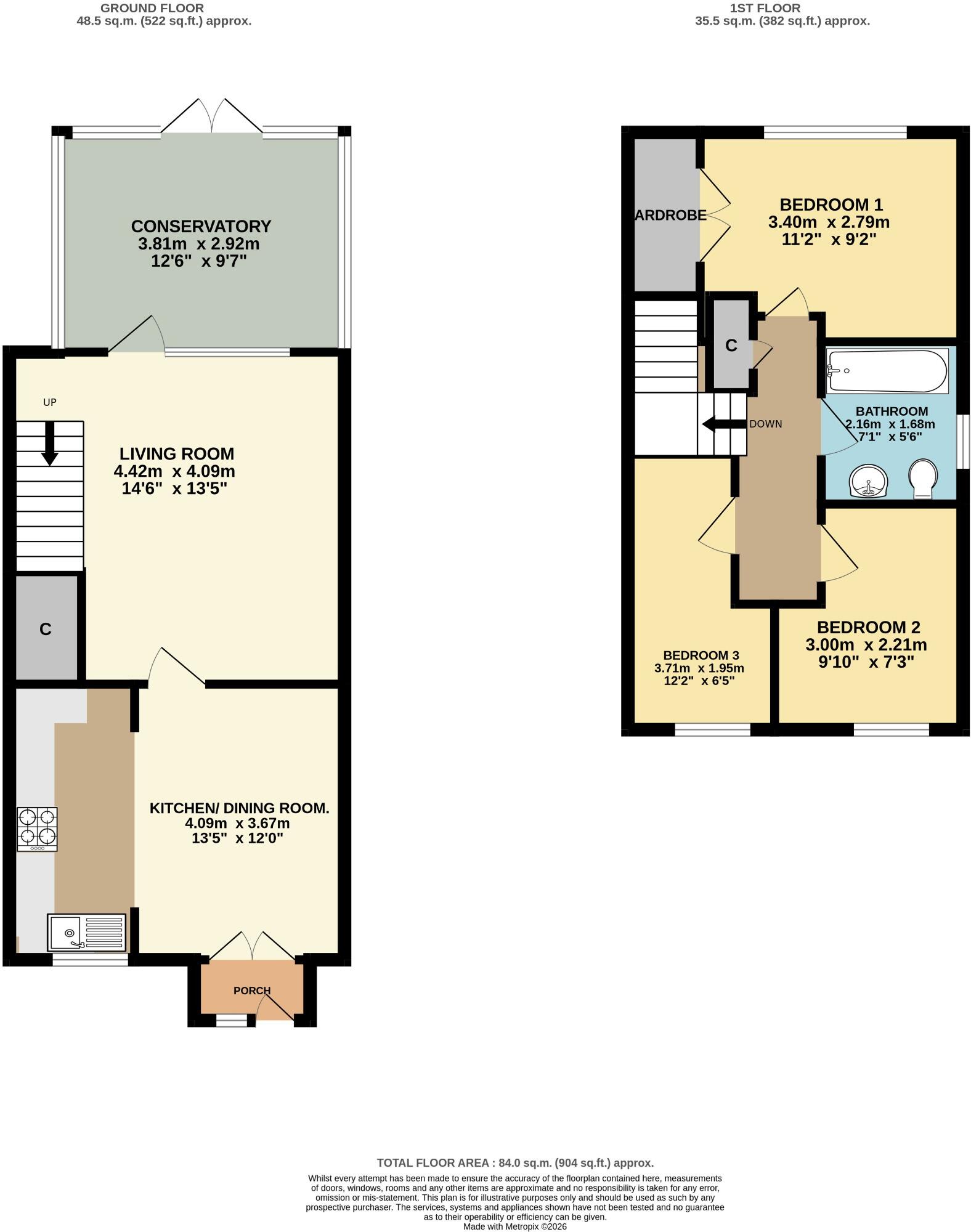 Trajan Walk, Andover SP10 floorplan