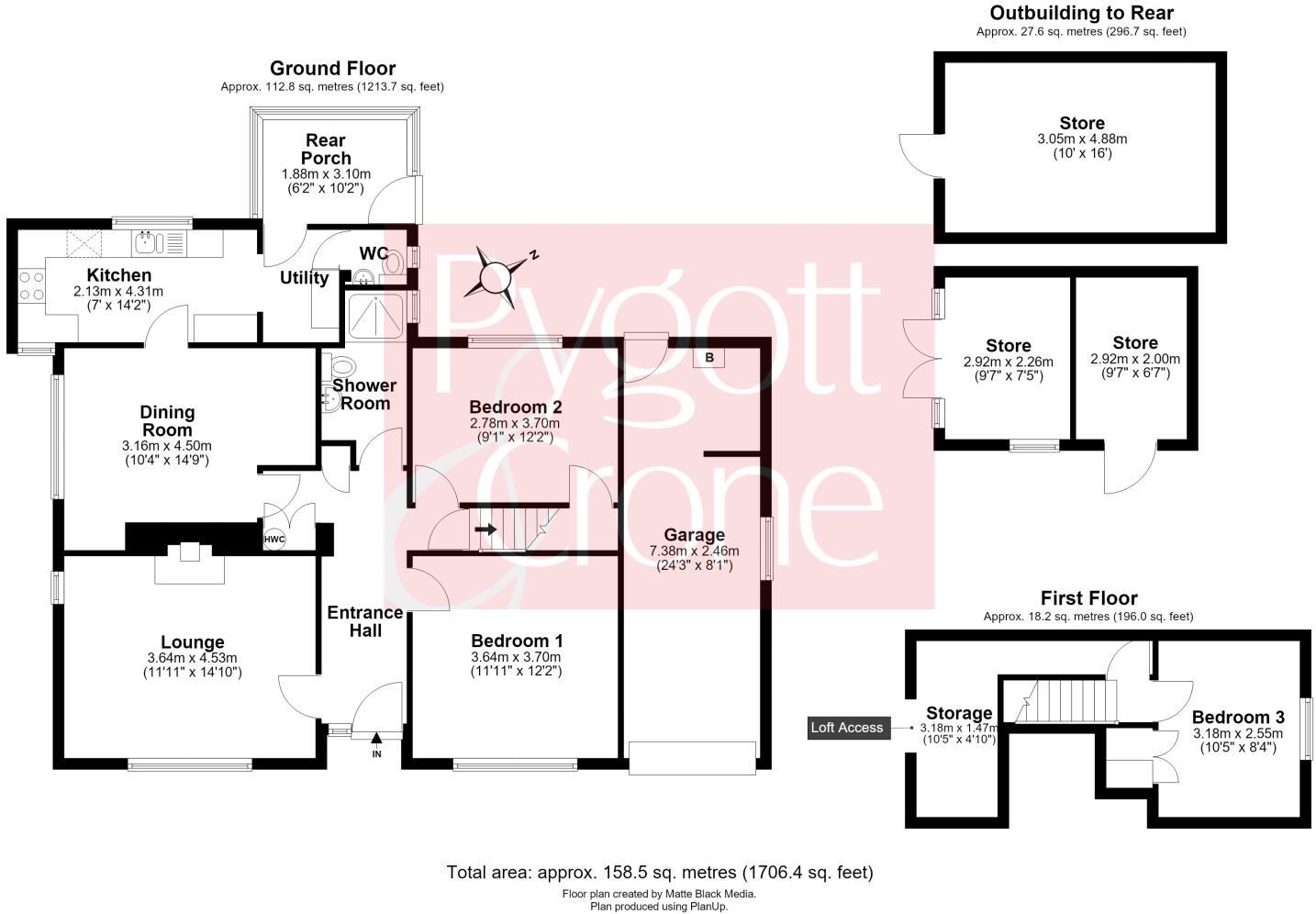Station Road, Hubberts Bridge, Boston, PE20  floorplan