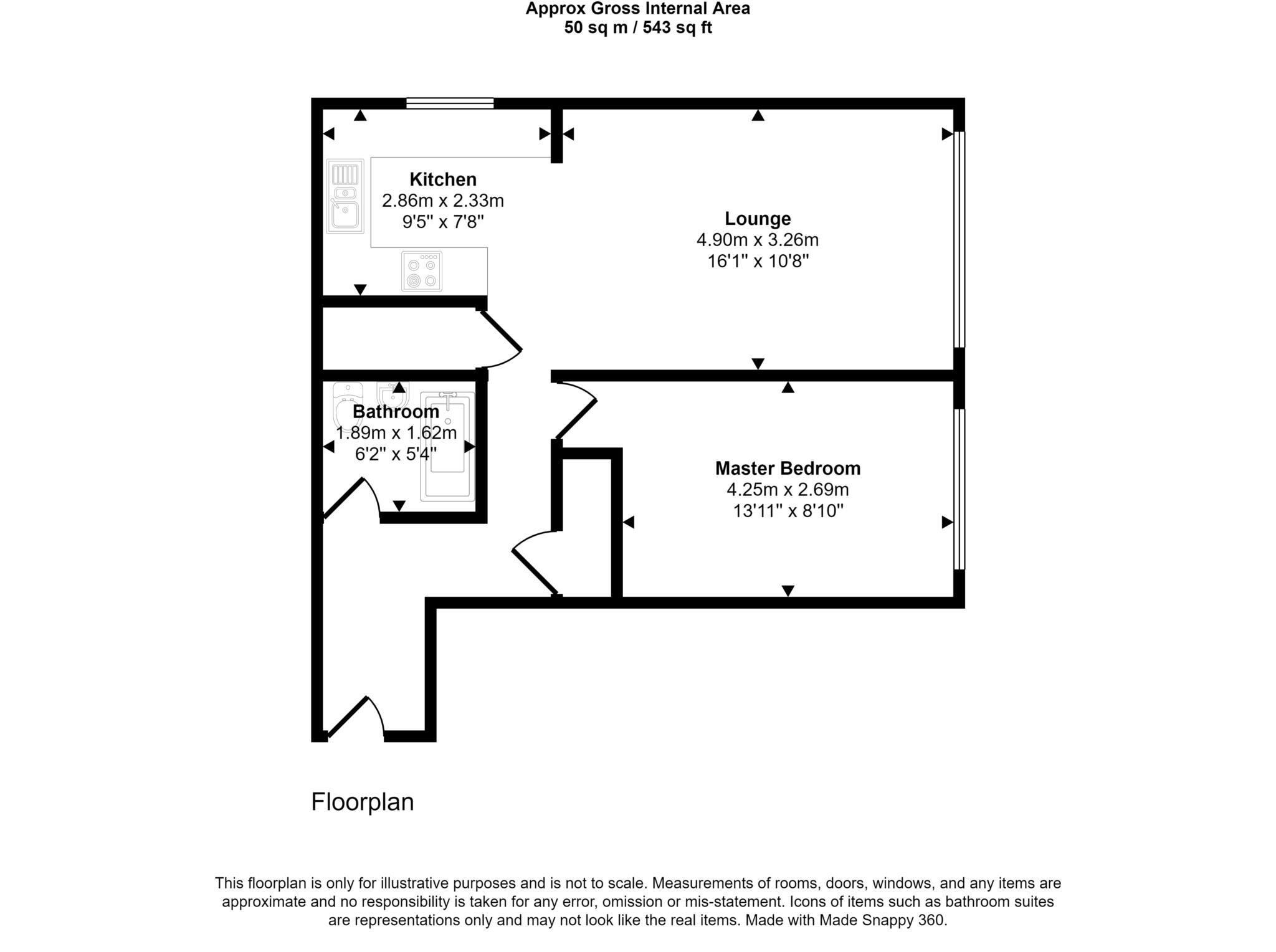 Salisbury Ave, Westcliff On Sea floorplan