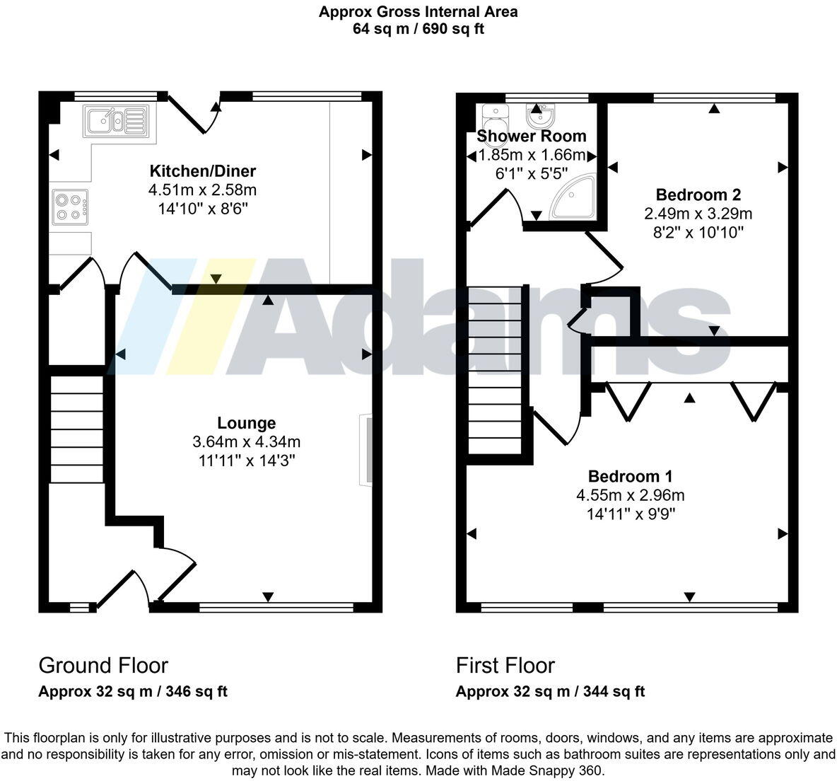 Proctors Close, Widnes floorplan