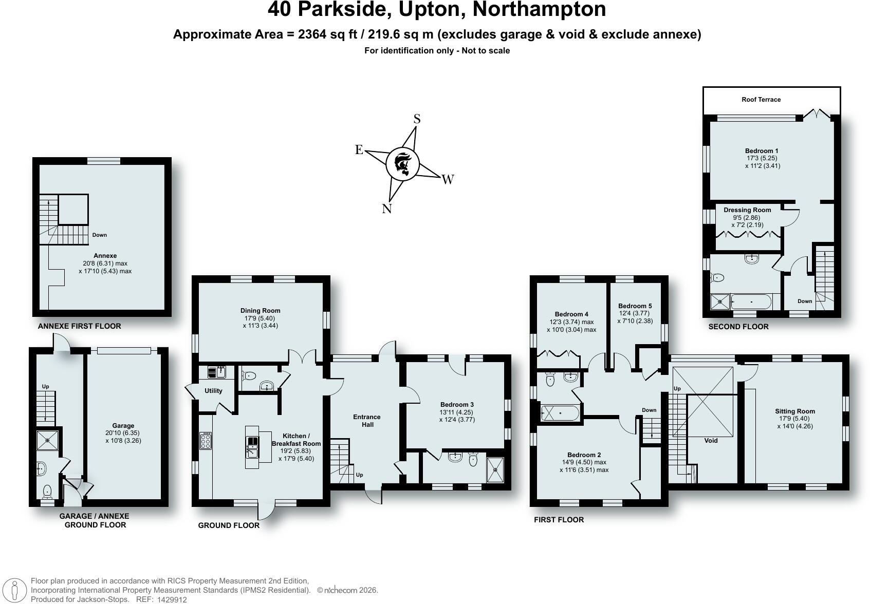 40, Parkside, Upton, Northampton, Northamptonshire, NN5 floorplan