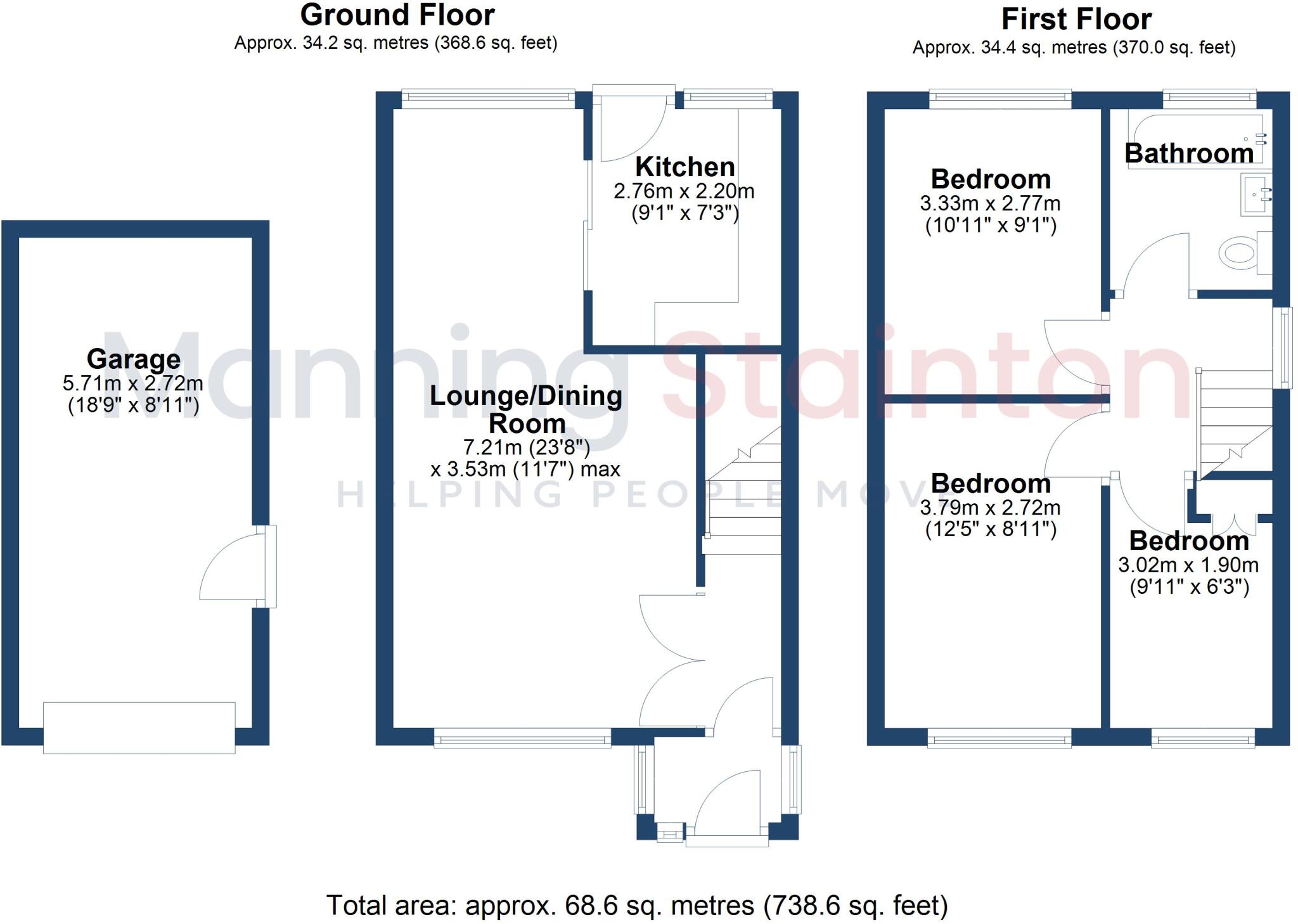 Calder Close, Wetherby, West Yorkshire floorplan