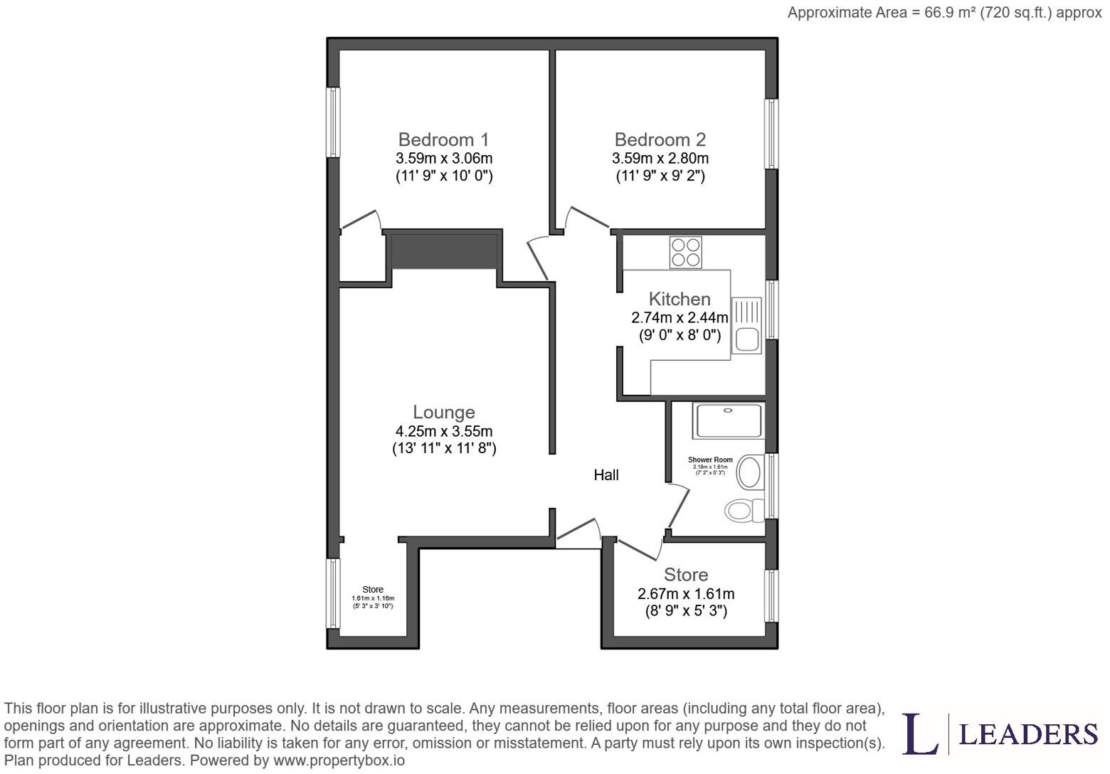 Totland Close, Southampton, Hampshire, SO16 floorplan