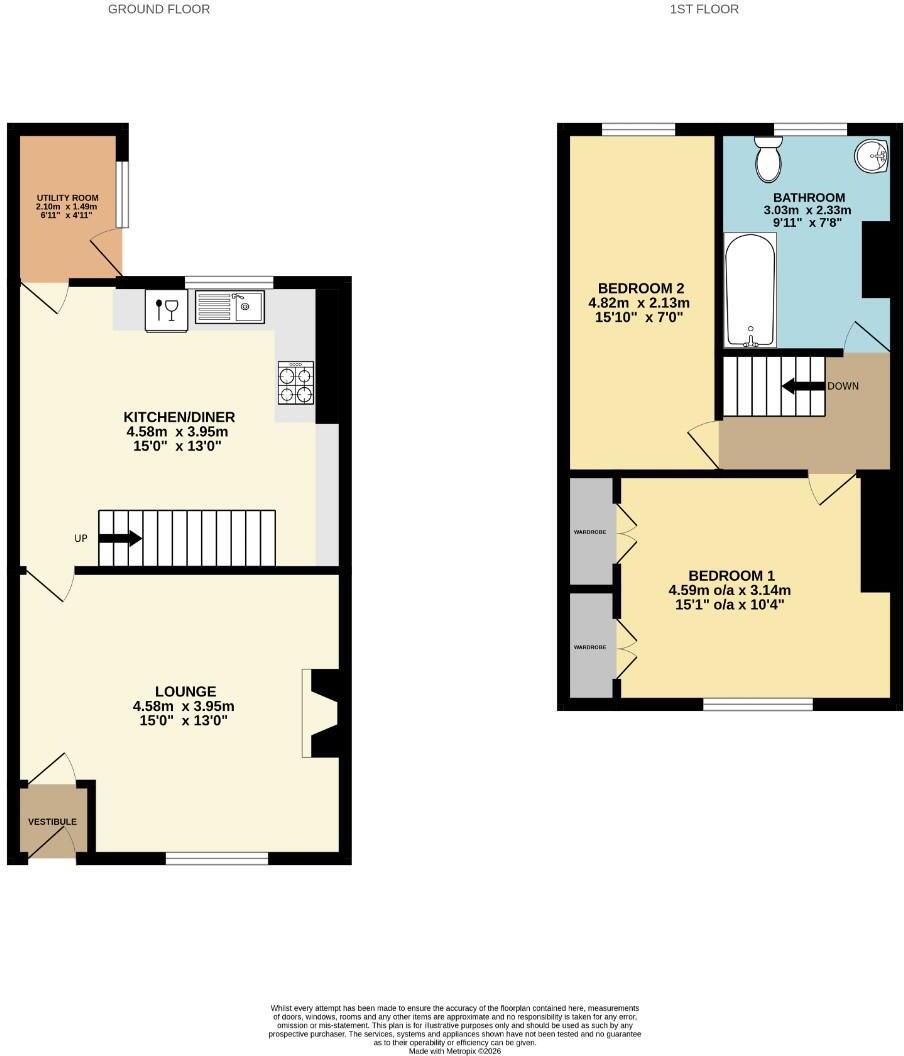 Beresford Street, Springfield, Wigan, WN6 7LH floorplan