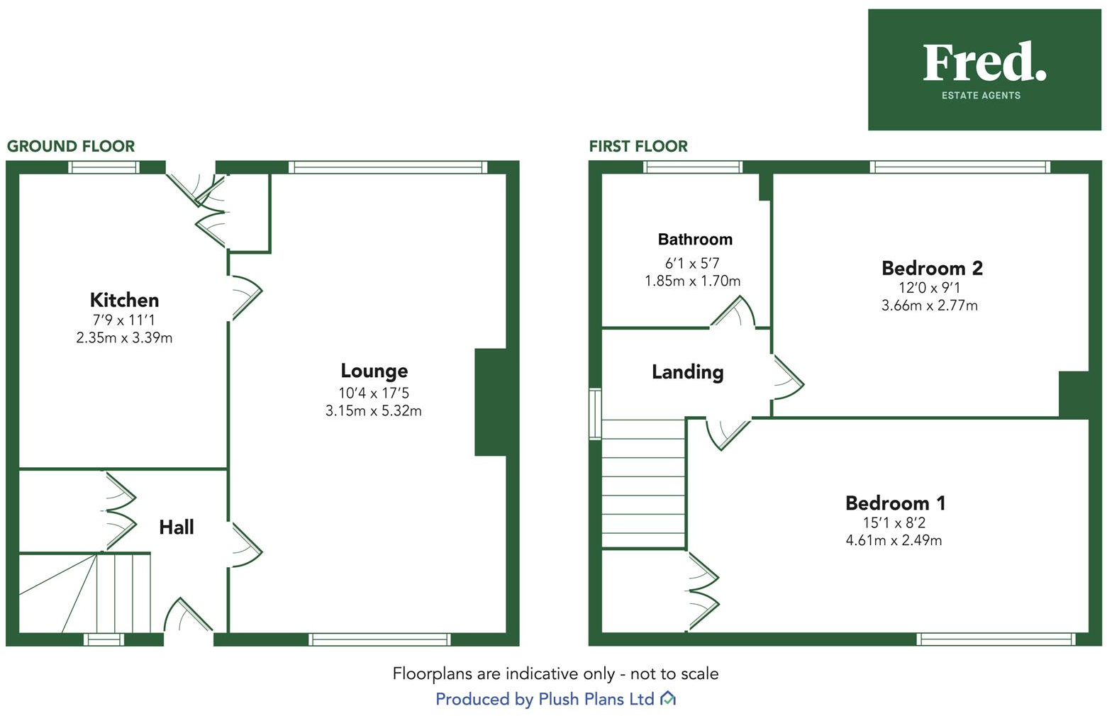 Ettrick Street, Wishaw floorplan