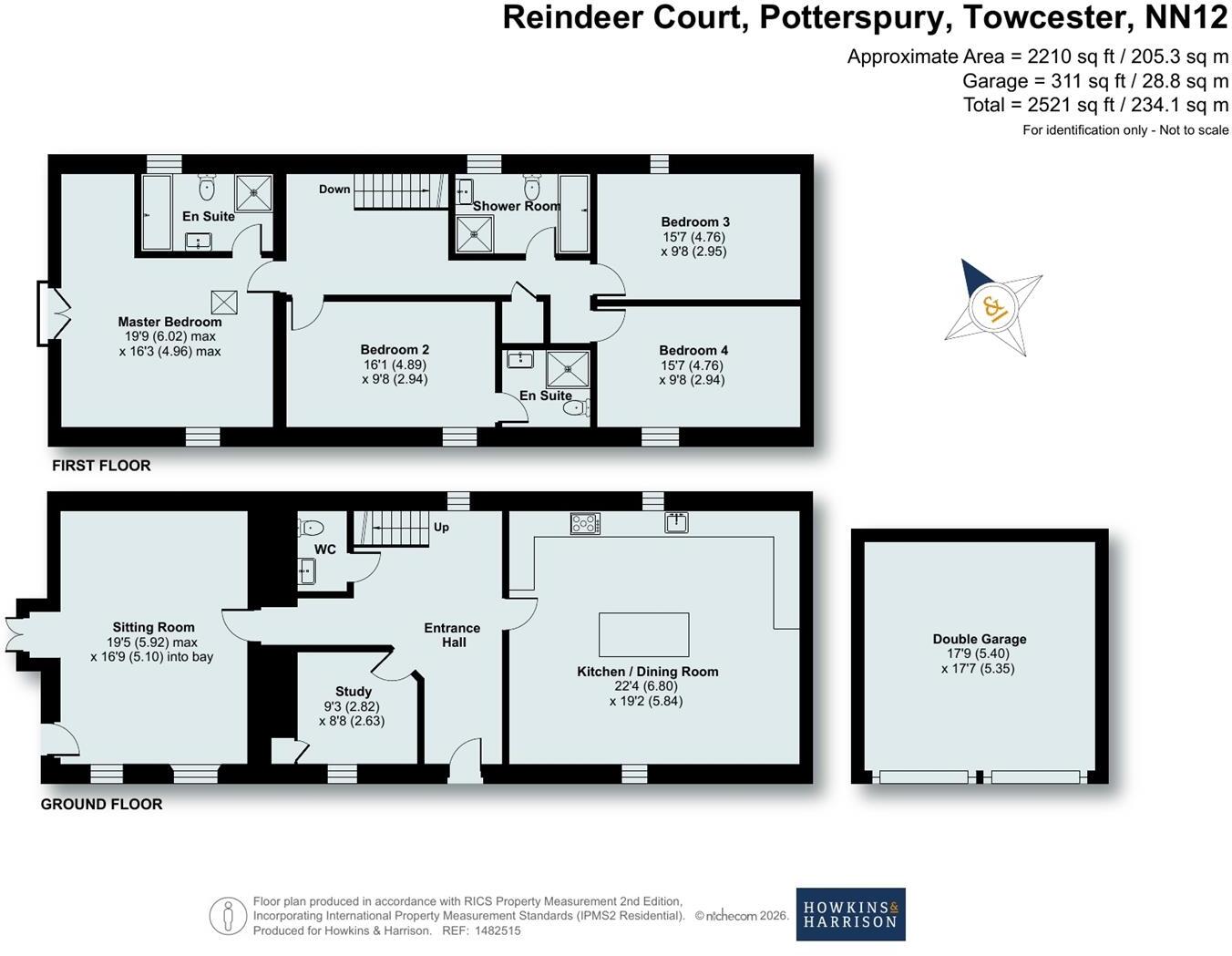 Reindeer Court, Potterspury, NN12 floorplan