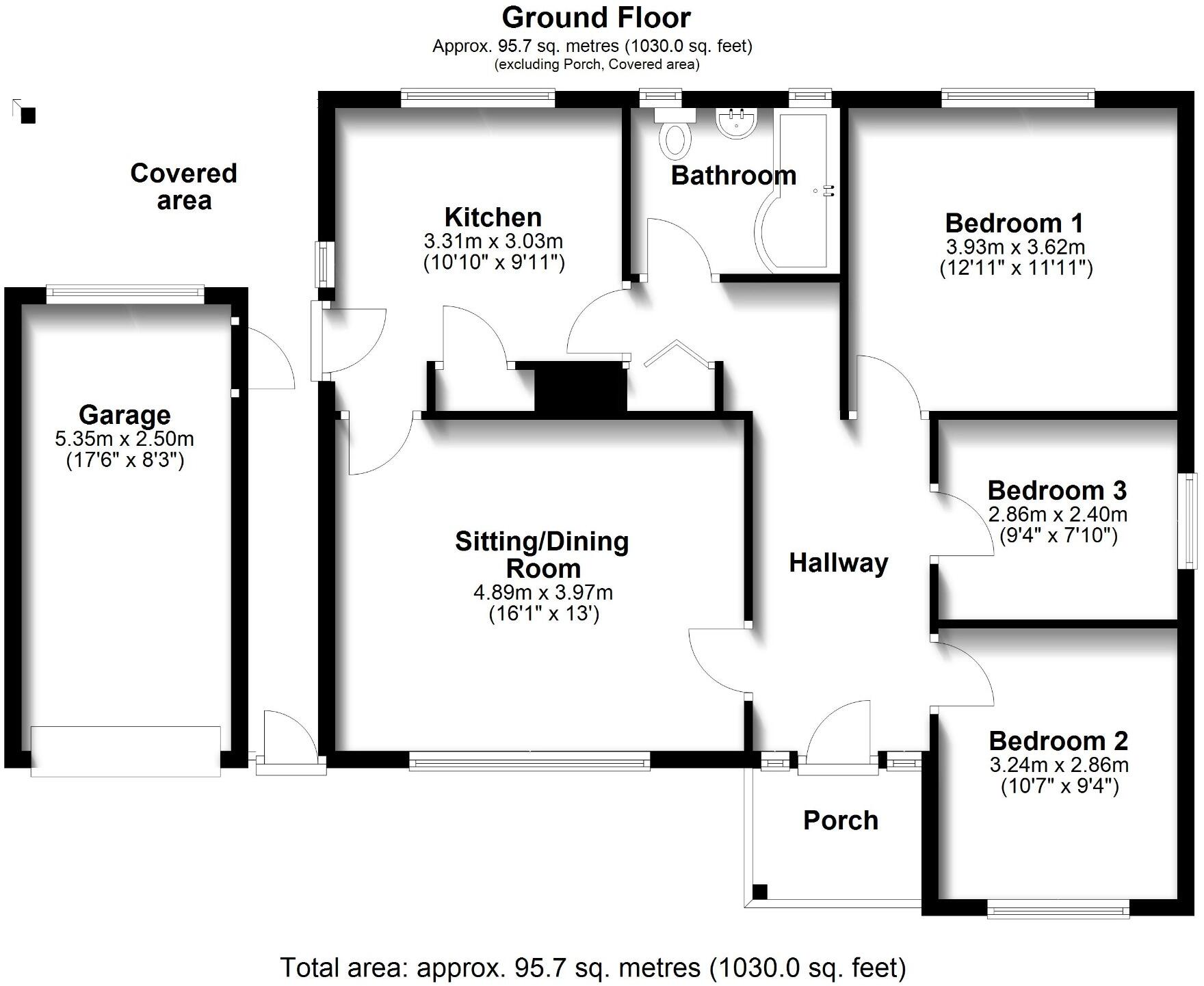 Mill Road, Liss, Hampshire, GU33 floorplan