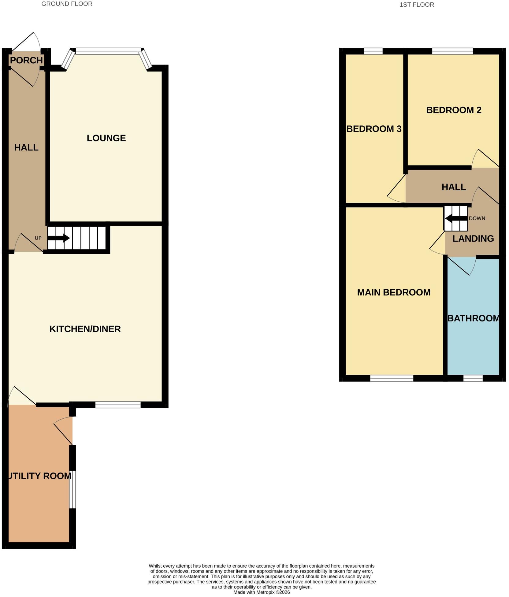 476 Ripponden Road Moorside OL4 2LL floorplan