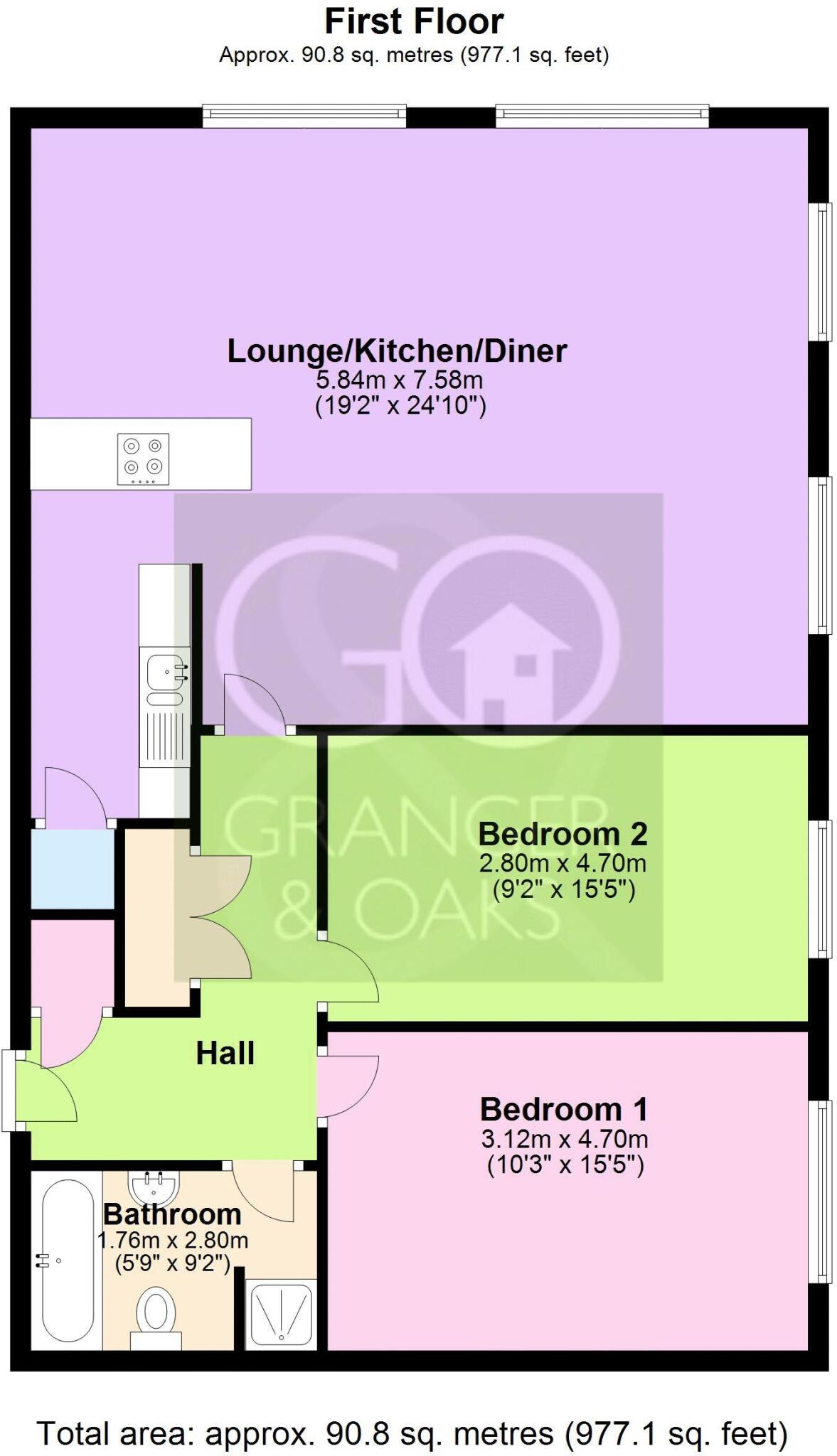 Morley Mills, Daybrook floorplan