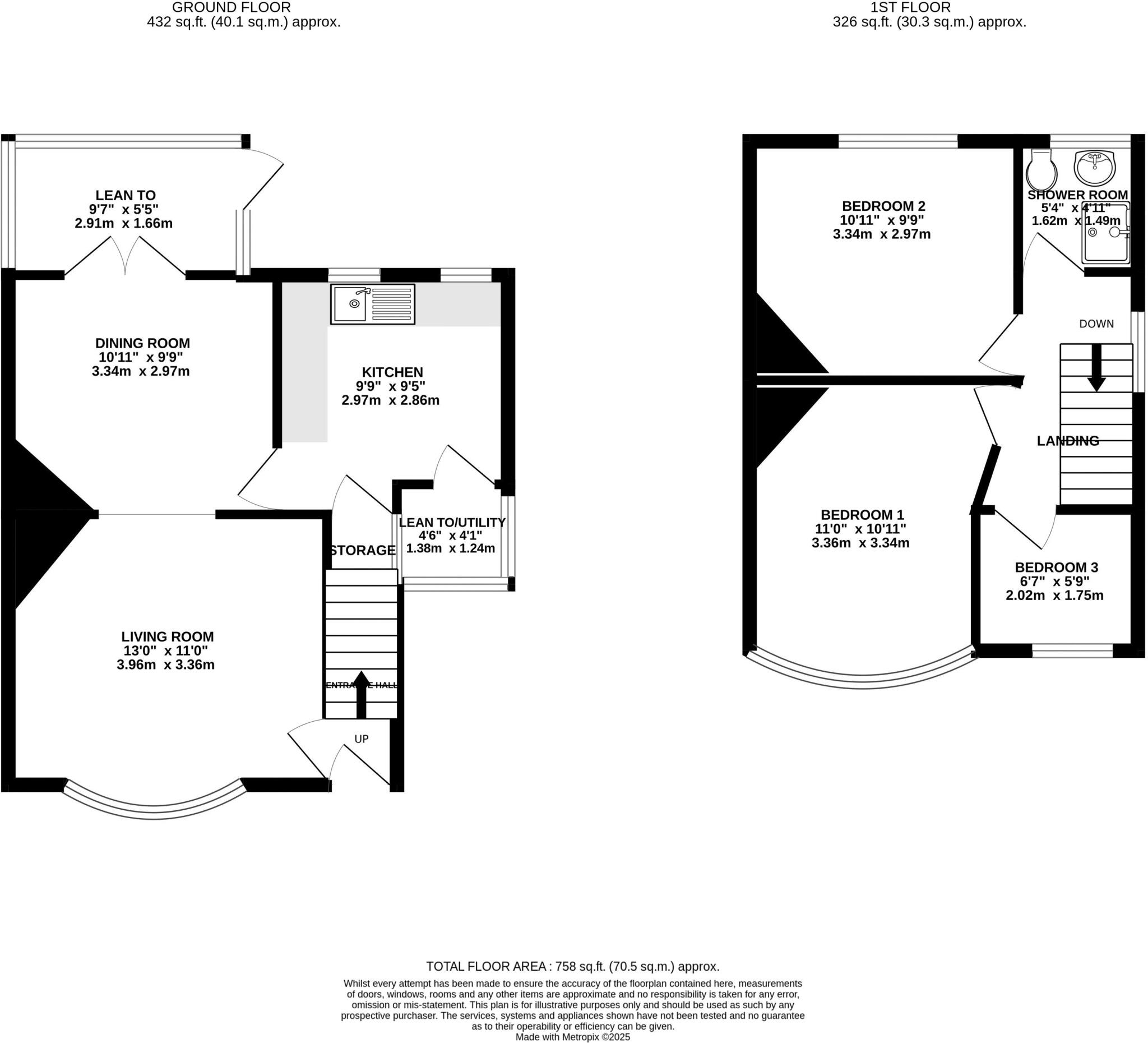 Mayfield Avenue, Worle - CUL DE SAC  floorplan
