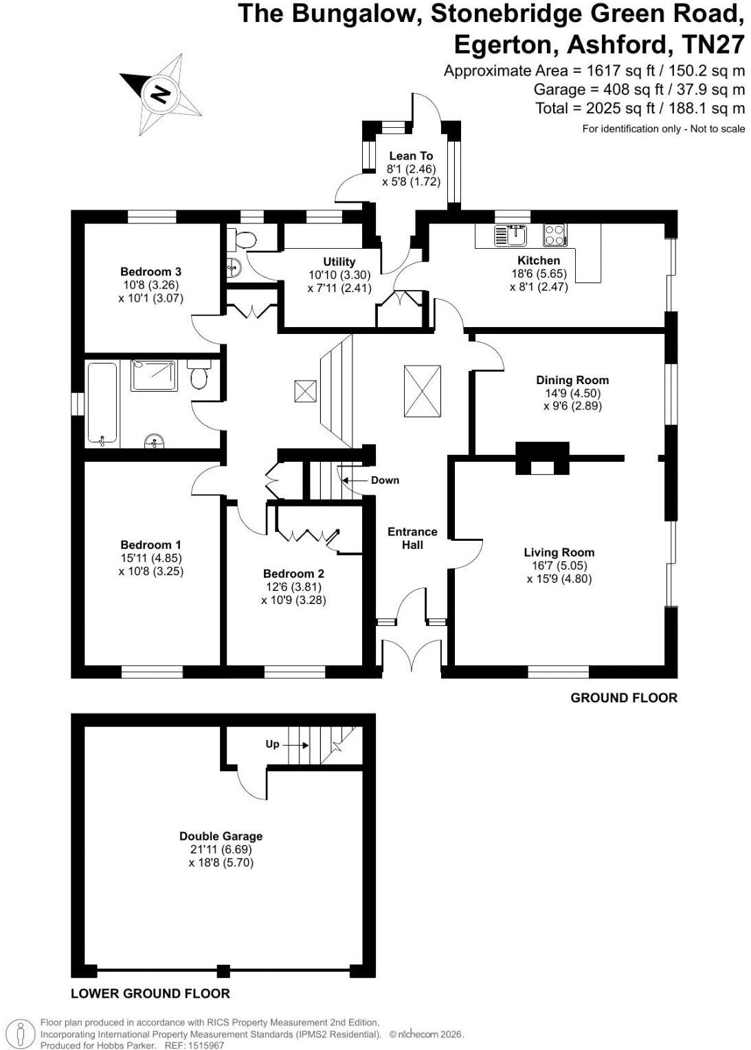 Stonebridge Green Road, Egerton, Ashford, Kent, TN27 floorplan