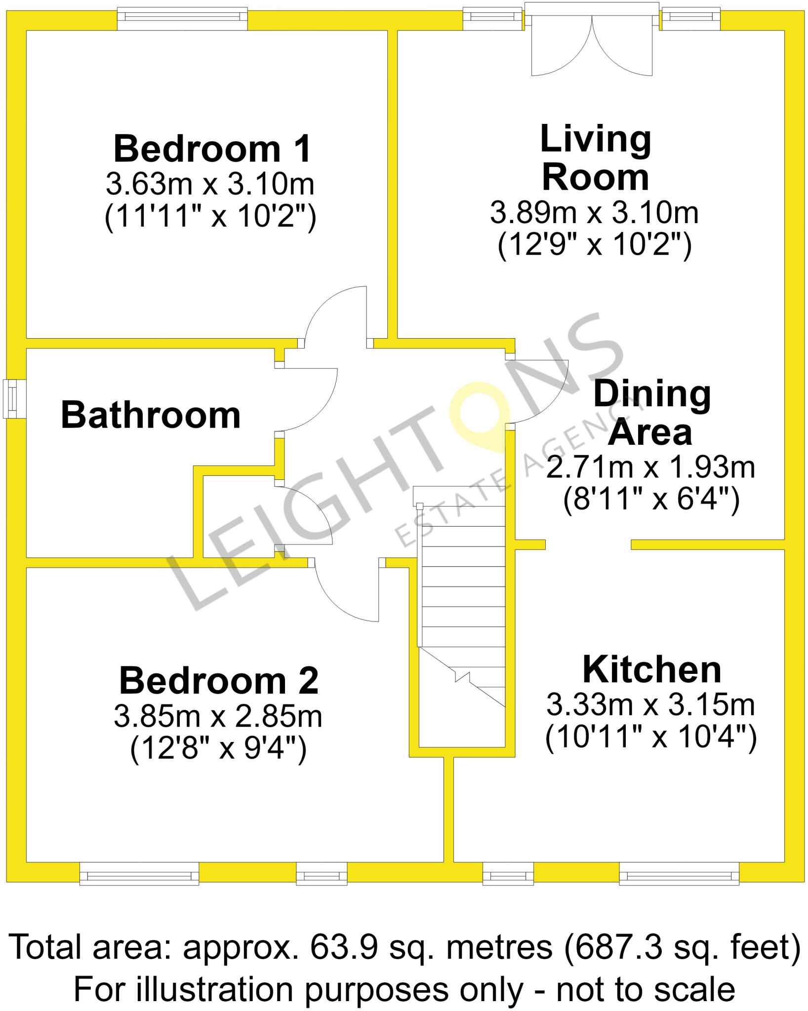 Lund Avenue, Glusburn, BD20 floorplan