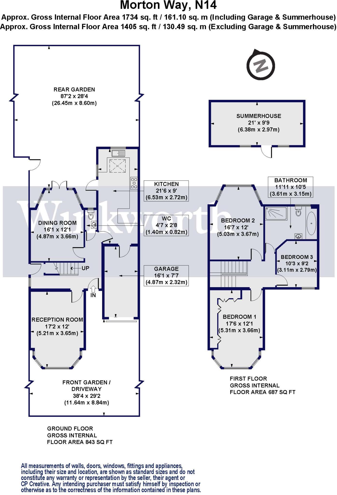 Morton Way, London, N14 floorplan
