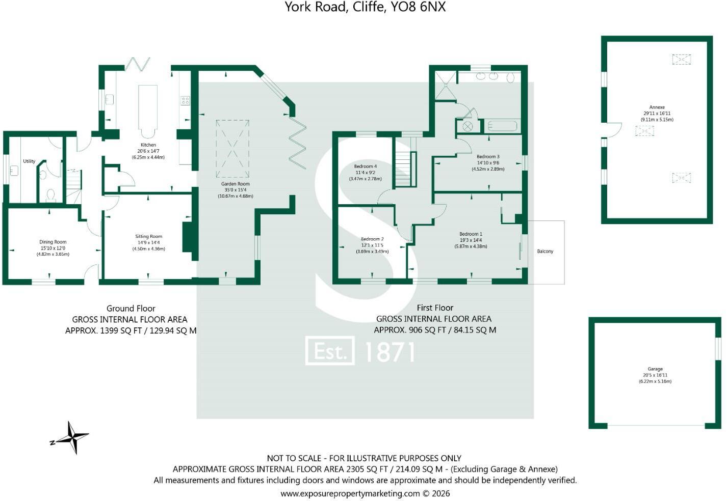 York Road, Cliffe floorplan