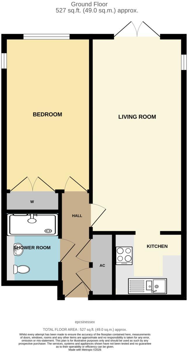 Huskards, Upminster, Essex floorplan