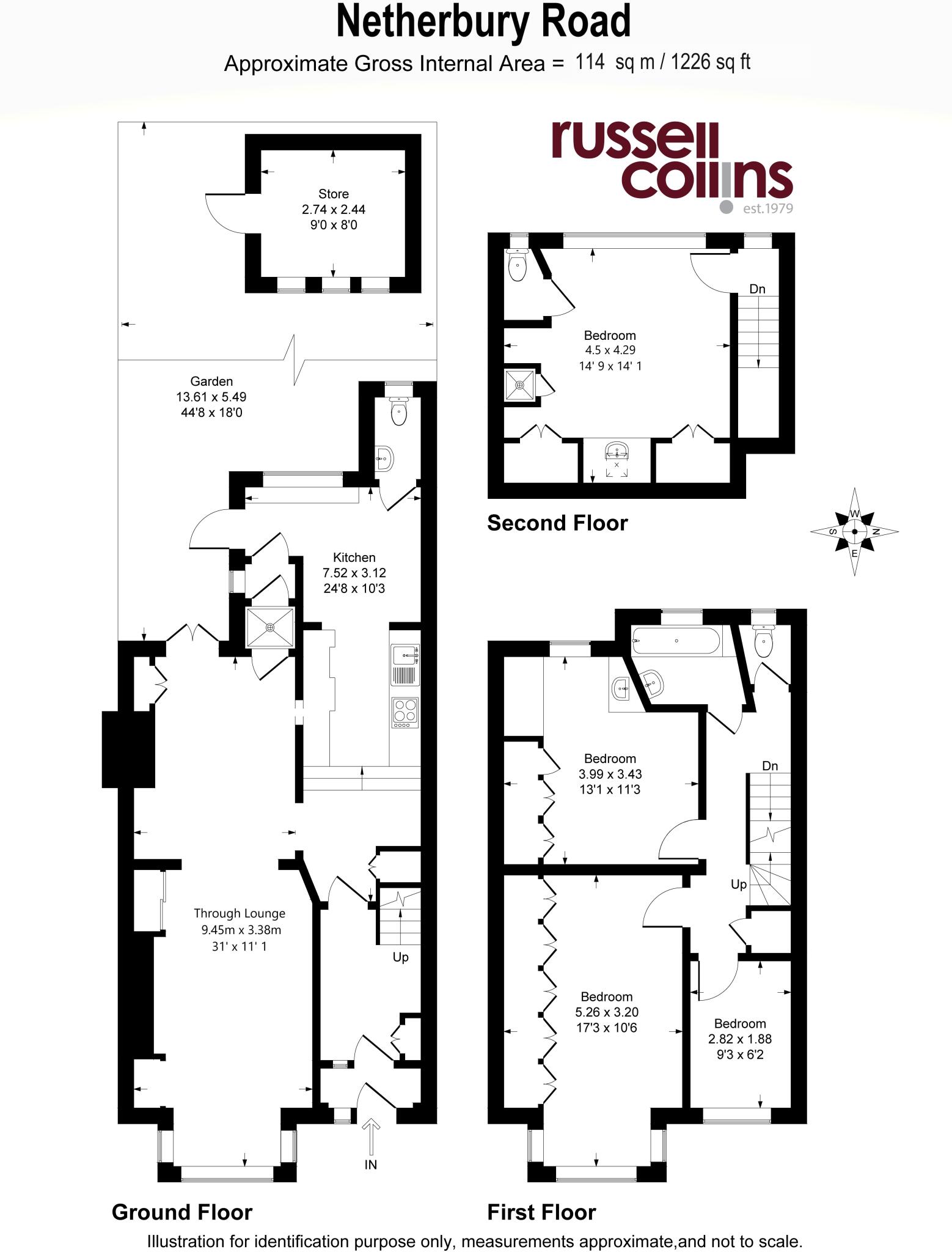 Netherbury Road, London floorplan