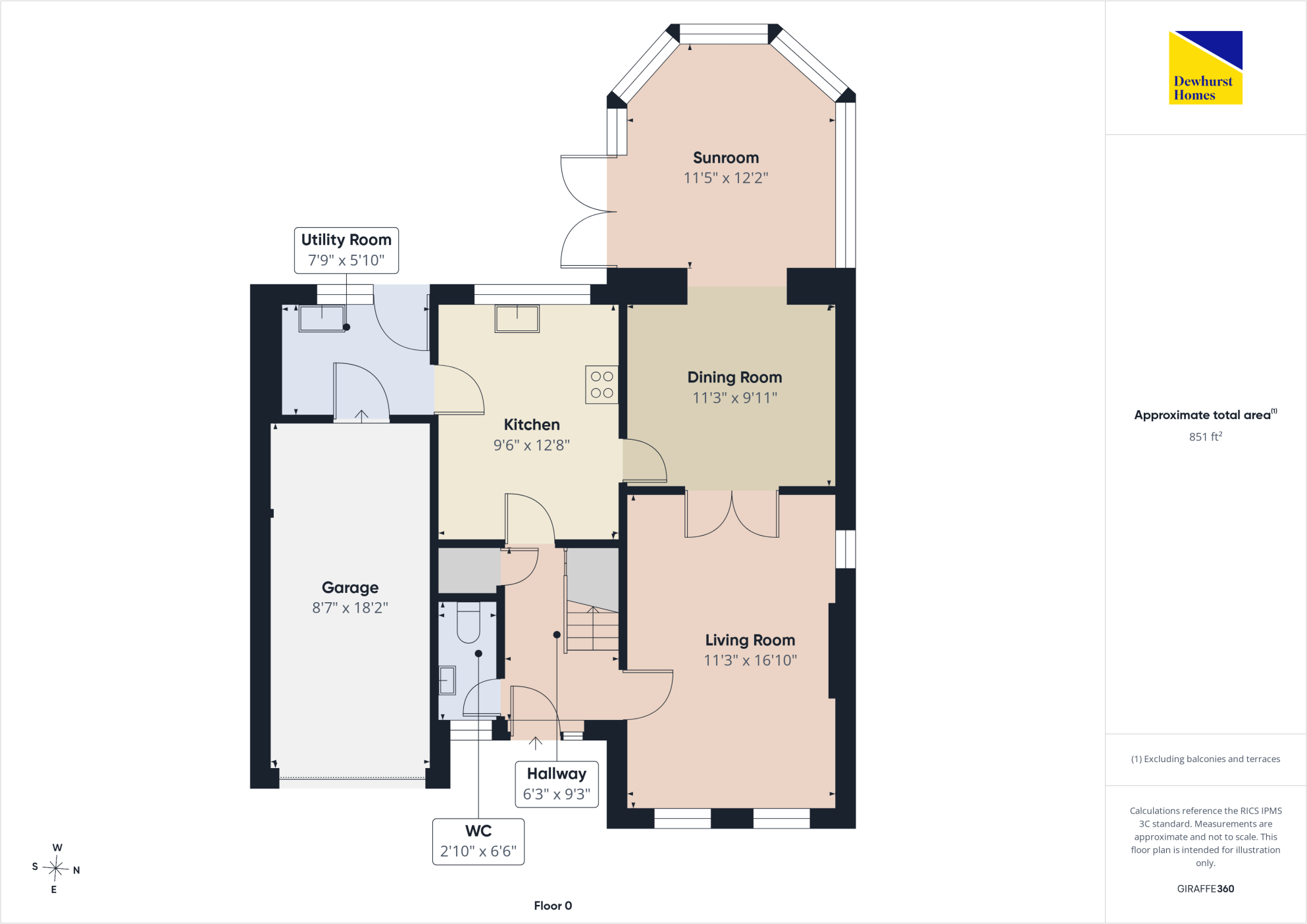 Copper Beech Close, Much Hoole, Preston, PR4 floorplan