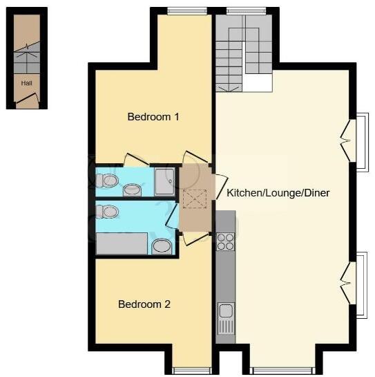 Tregonwell Road, West Cliff floorplan