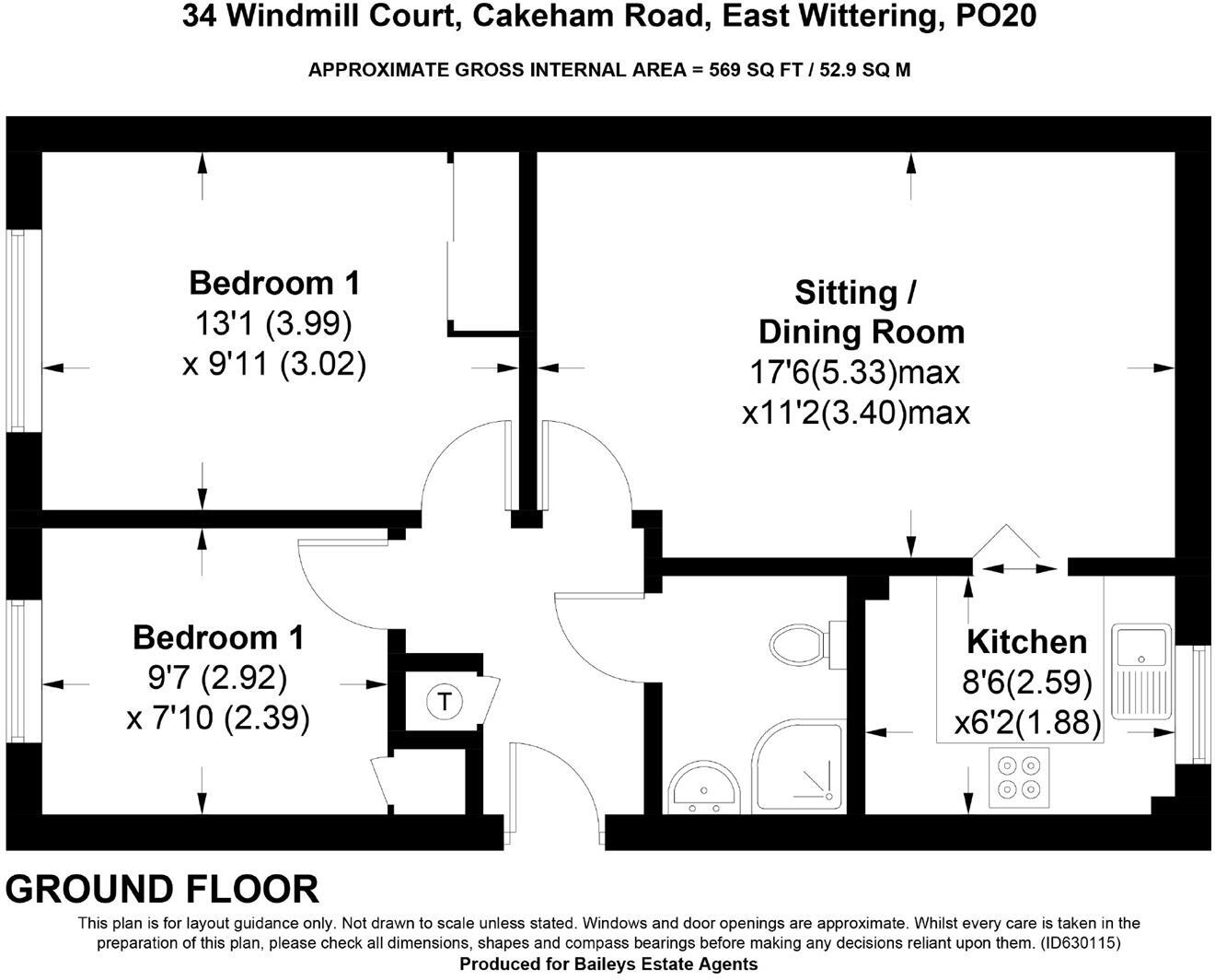 Windmill Court, East Wittering, Chichester floorplan