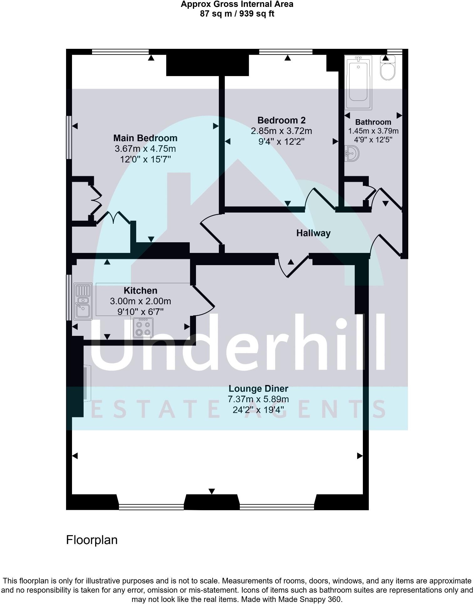 Exwick House, Exwick Court, Exeter floorplan