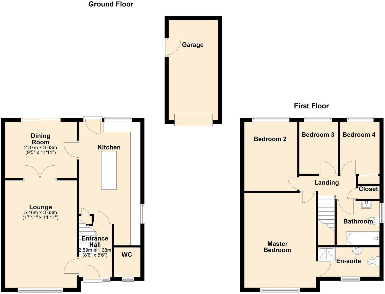 Redhill Lodge Road, Newhall, Swadlincote, Derbyshire, DE11 0NZ floorplan