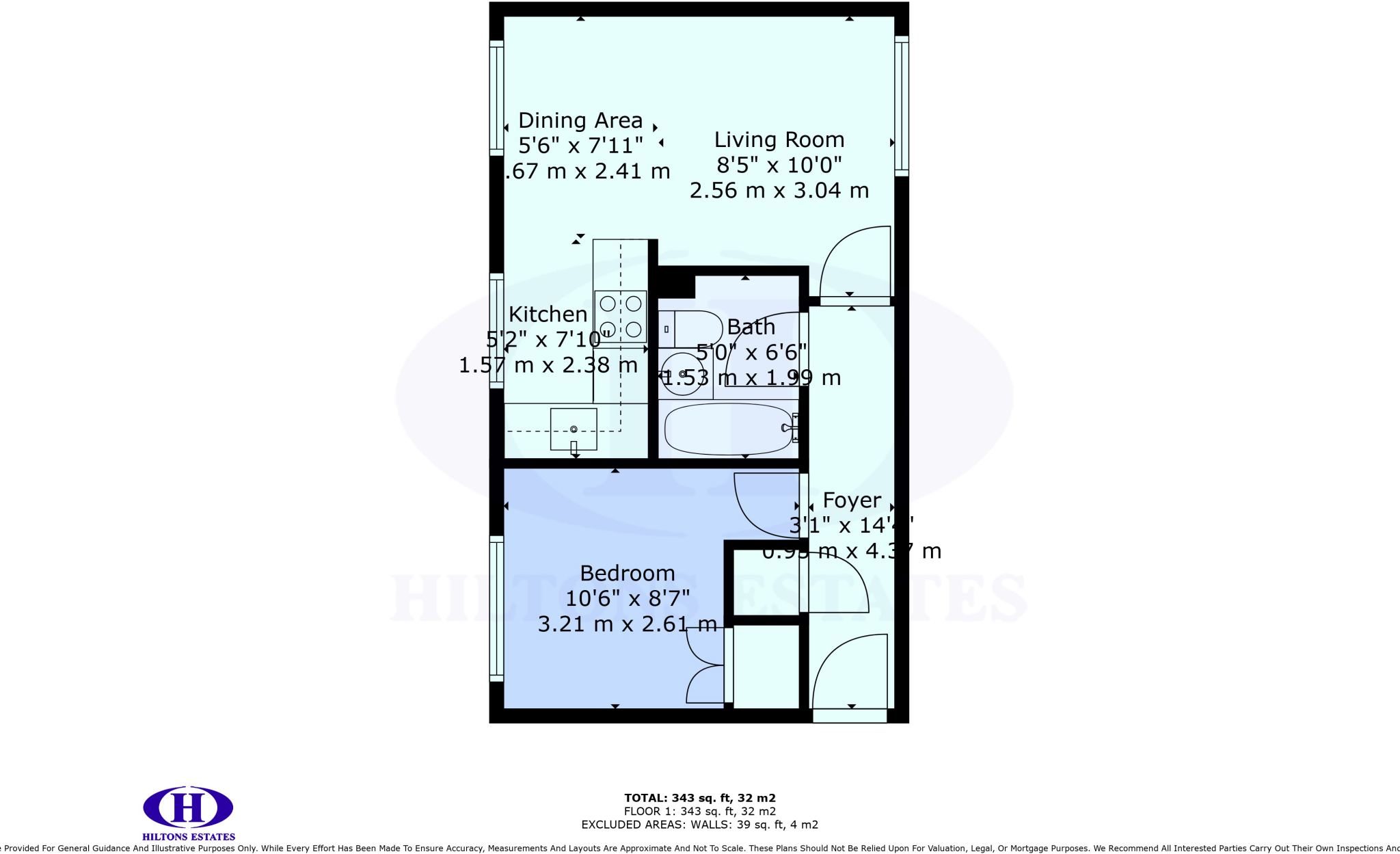 Barnes Avenue, Southall floorplan