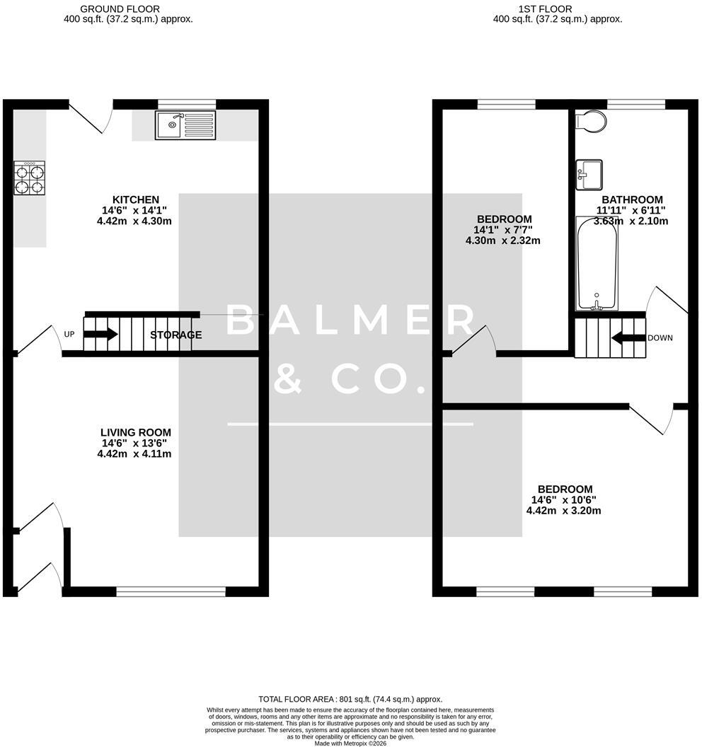 Hope Street, Leigh, WN7 floorplan