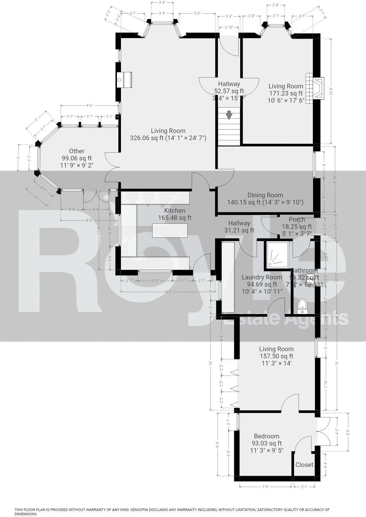 'The Old Farmhouse' Bush Lane, Freckleton, Lancs PR4 1UH floorplan