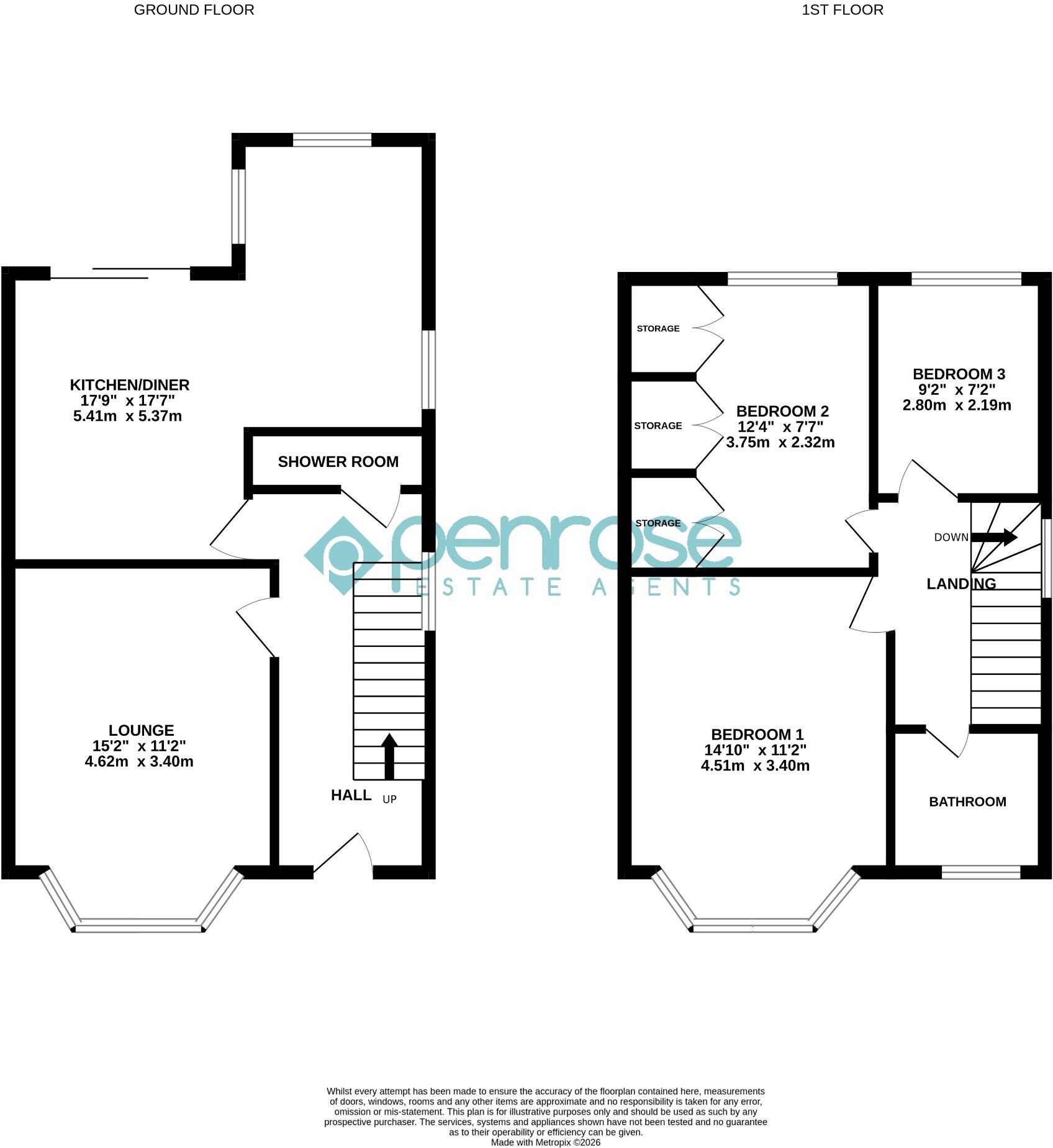 Clevedon Road, Luton, Bedfordshire, LU2 9ED floorplan